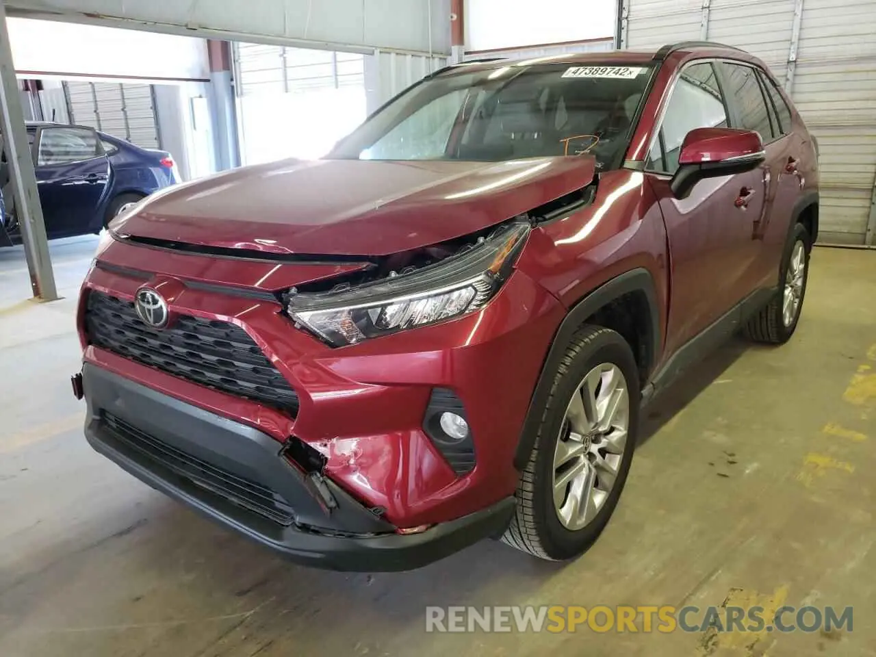2 fotografías del automóvil dañado JTMC1RFV7MD070451 TOYOTA RAV4 2021