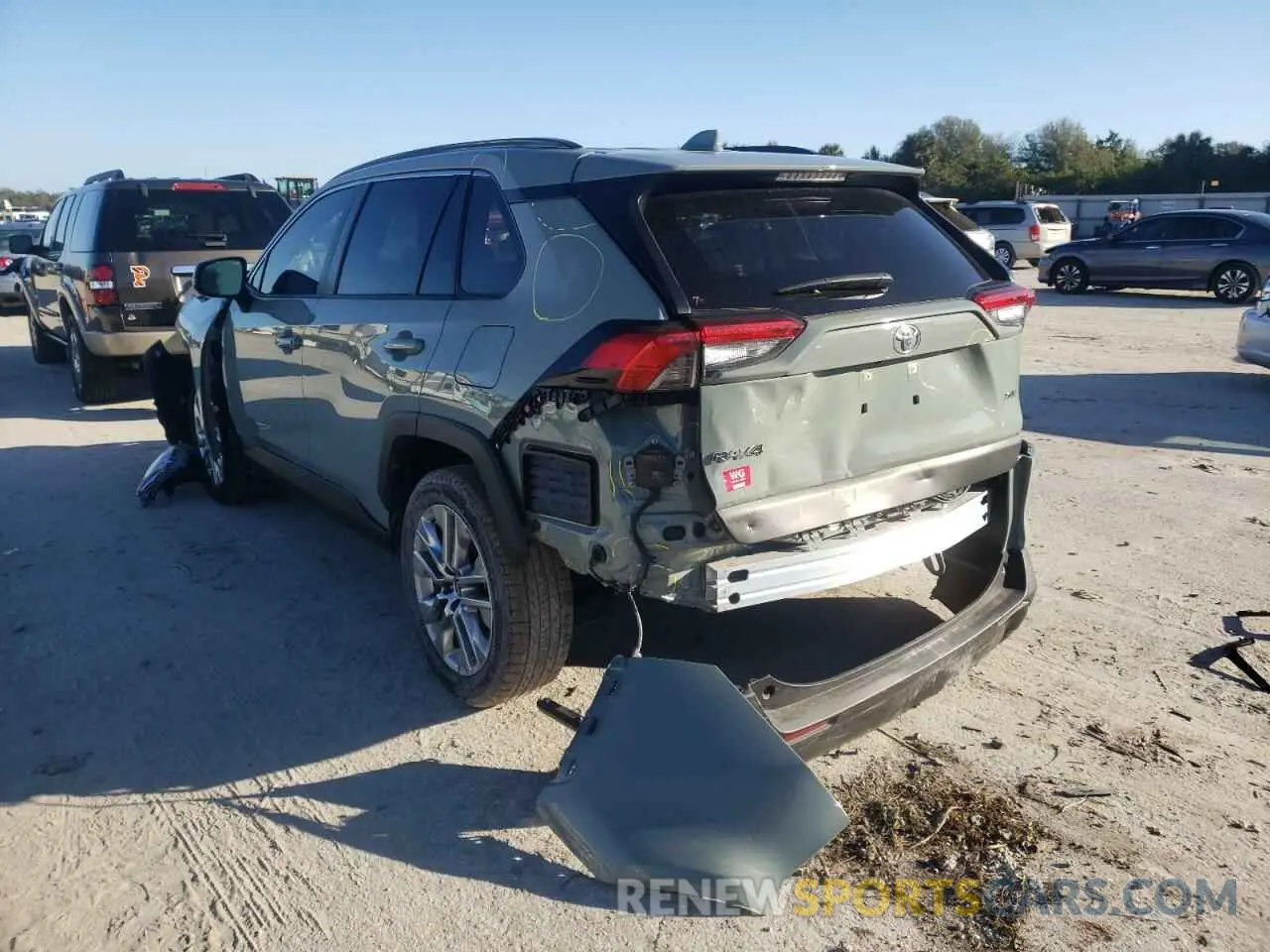 3 fotografías del automóvil dañado JTMC1RFV8MD074315 TOYOTA RAV4 2021