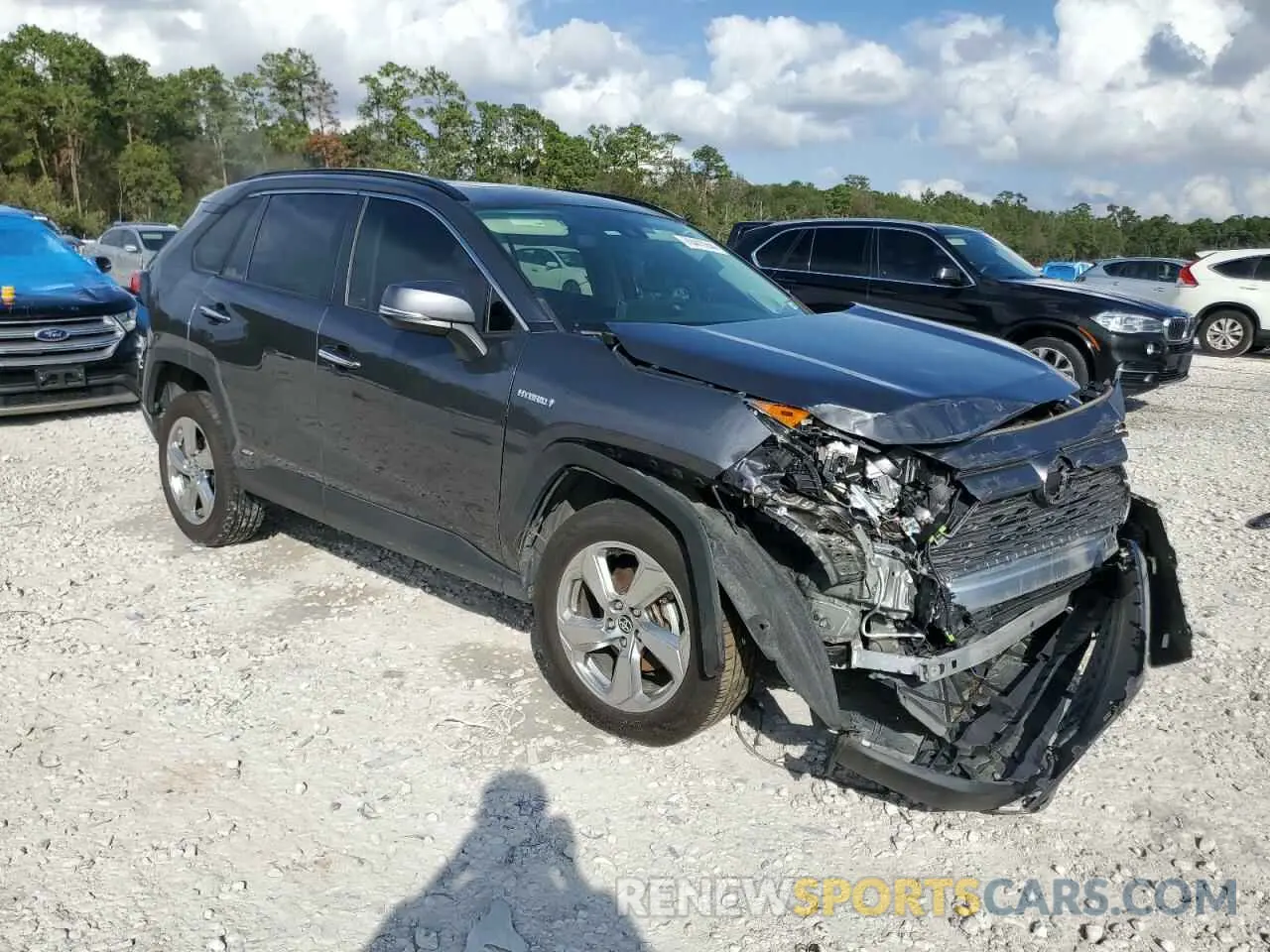 4 fotografías del automóvil dañado JTMD6RFV3MD045052 TOYOTA RAV4 2021