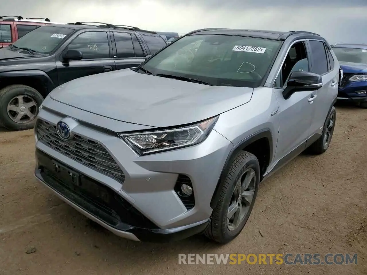 2 fotografías del automóvil dañado JTME6RFV0MD517017 TOYOTA RAV4 2021