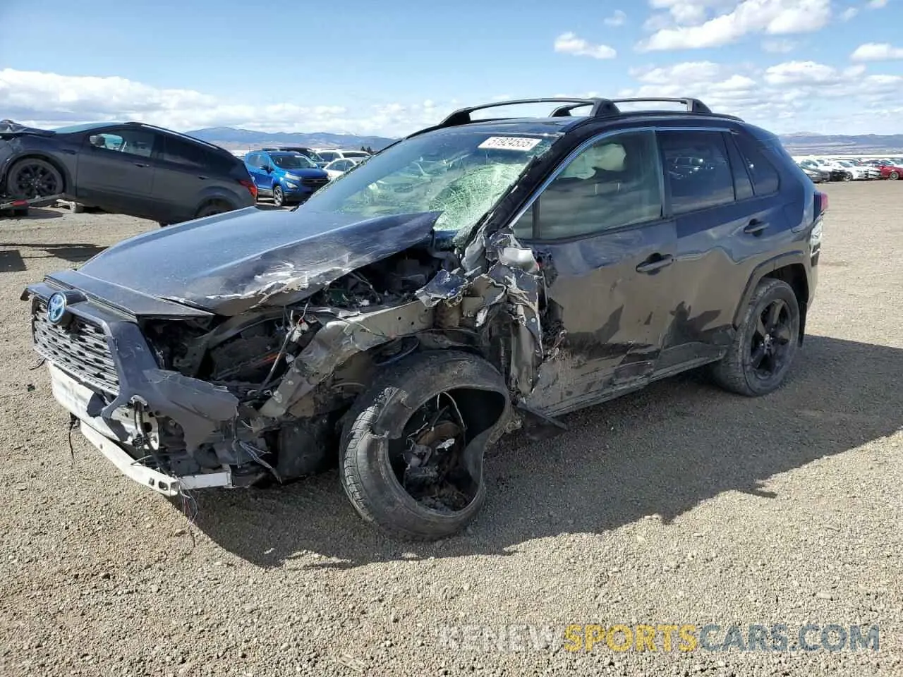 1 fotografías del automóvil dañado JTME6RFV3MJ010212 TOYOTA RAV4 2021
