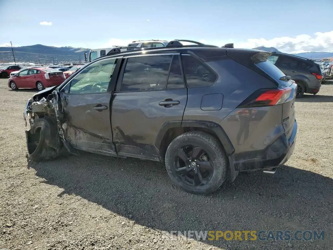 2 fotografías del automóvil dañado JTME6RFV3MJ010212 TOYOTA RAV4 2021