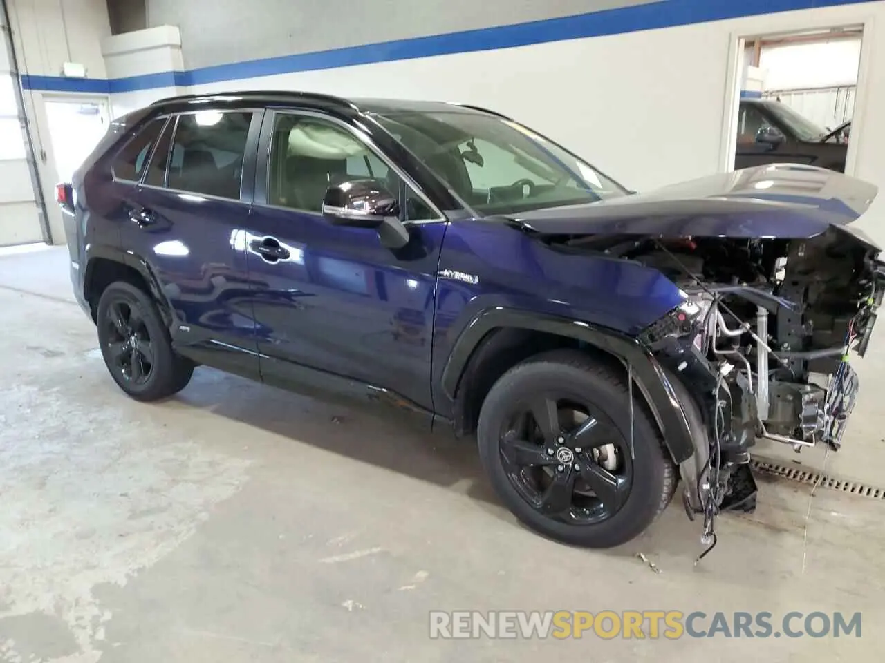4 fotografías del automóvil dañado JTME6RFV6MJ012519 TOYOTA RAV4 2021