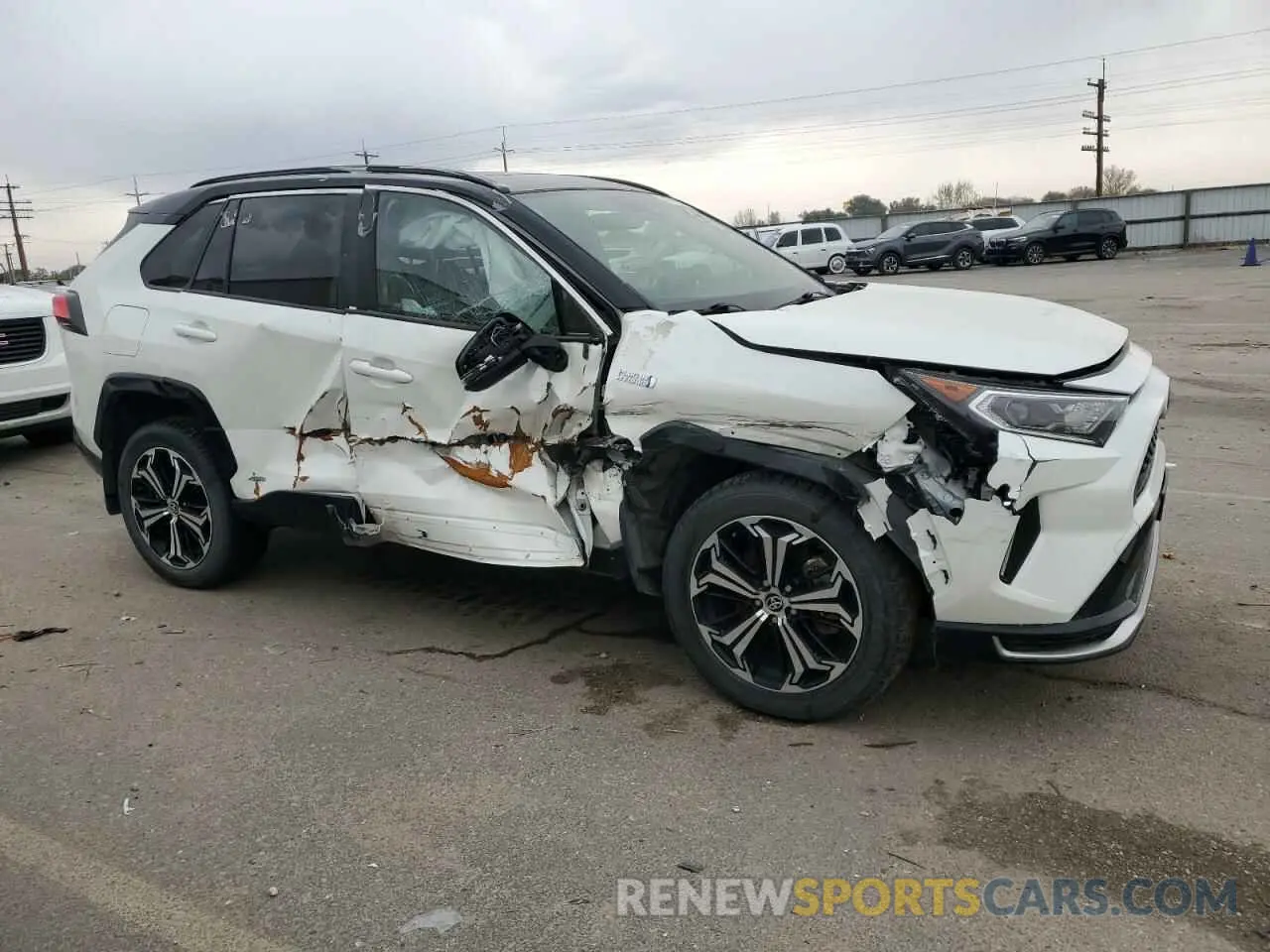 4 fotografías del automóvil dañado JTMEB3FVXMD004706 TOYOTA RAV4 2021