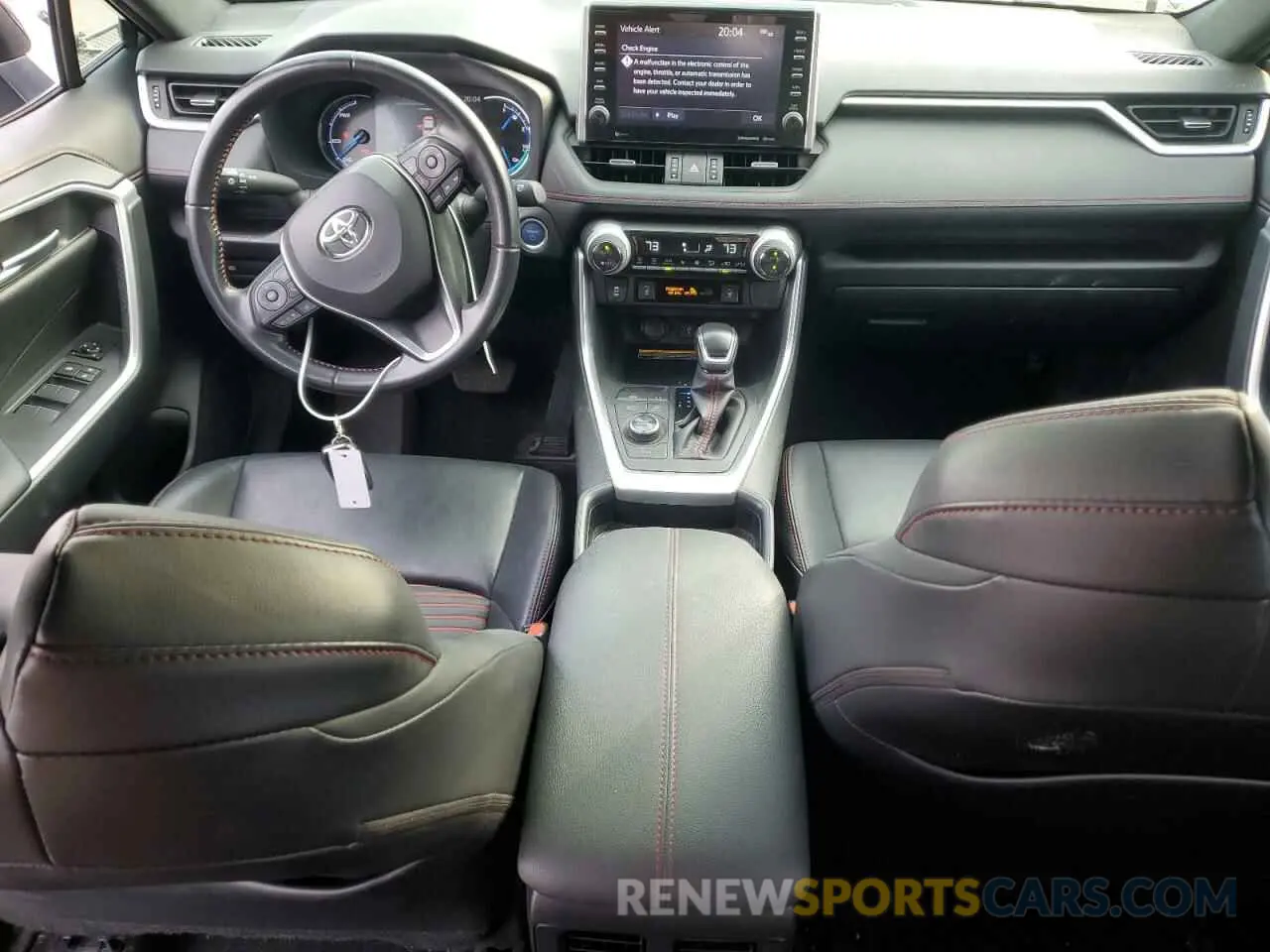 8 fotografías del automóvil dañado JTMEB3FVXMD023420 TOYOTA RAV4 2021