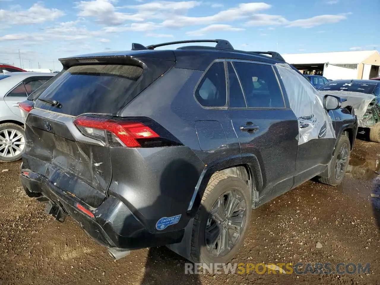 4 fotografías del automóvil dañado JTMEB3FVXMD031887 TOYOTA RAV4 2021