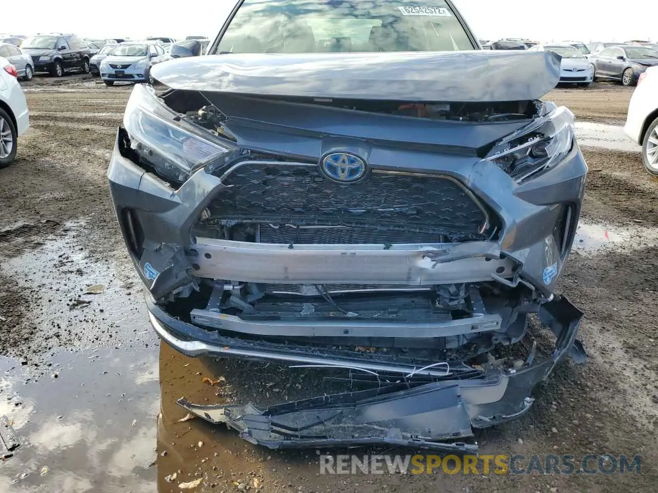 9 fotografías del automóvil dañado JTMEB3FVXMD031887 TOYOTA RAV4 2021