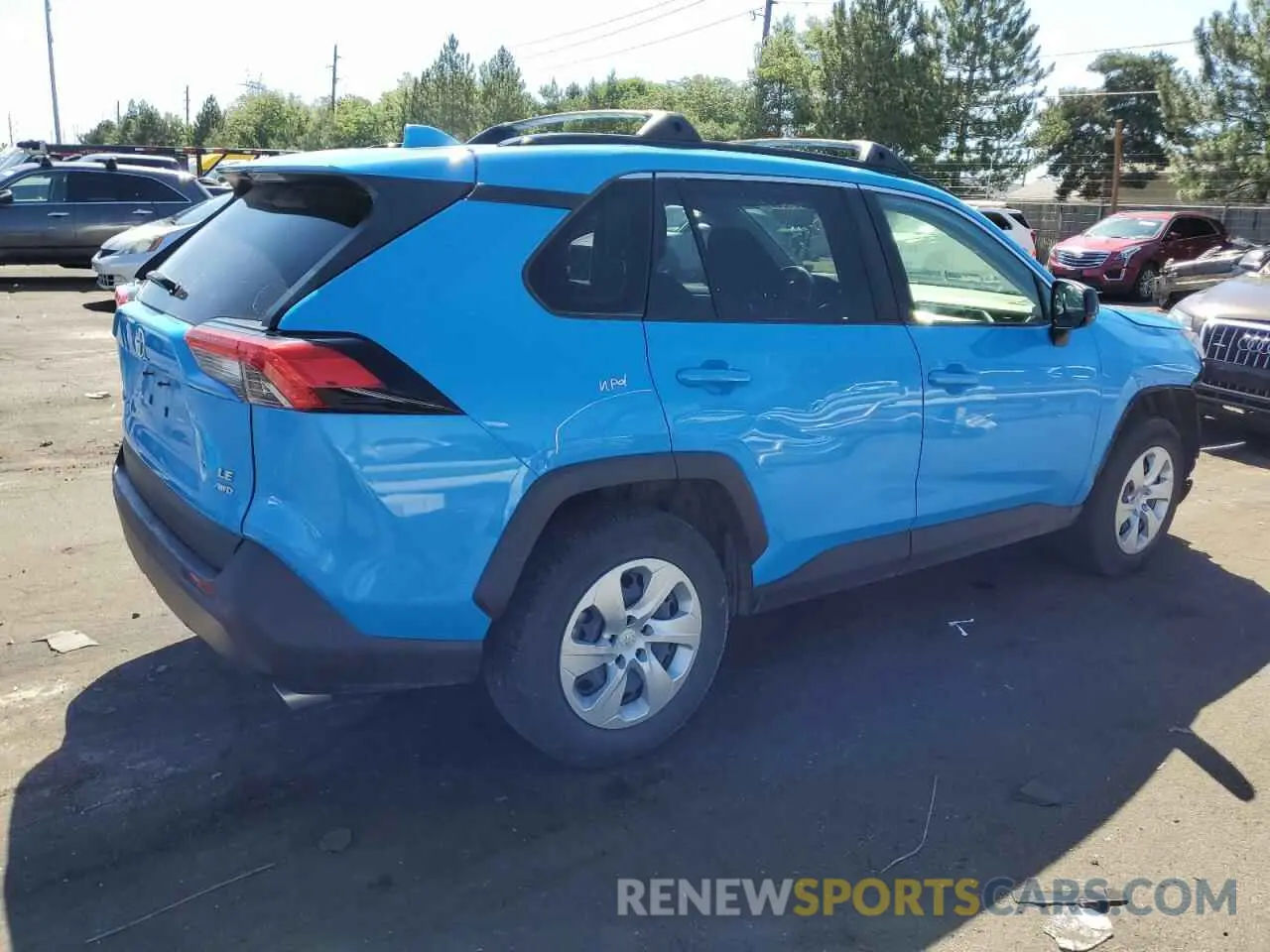 3 fotografías del automóvil dañado JTMF1RFV3MD078558 TOYOTA RAV4 2021