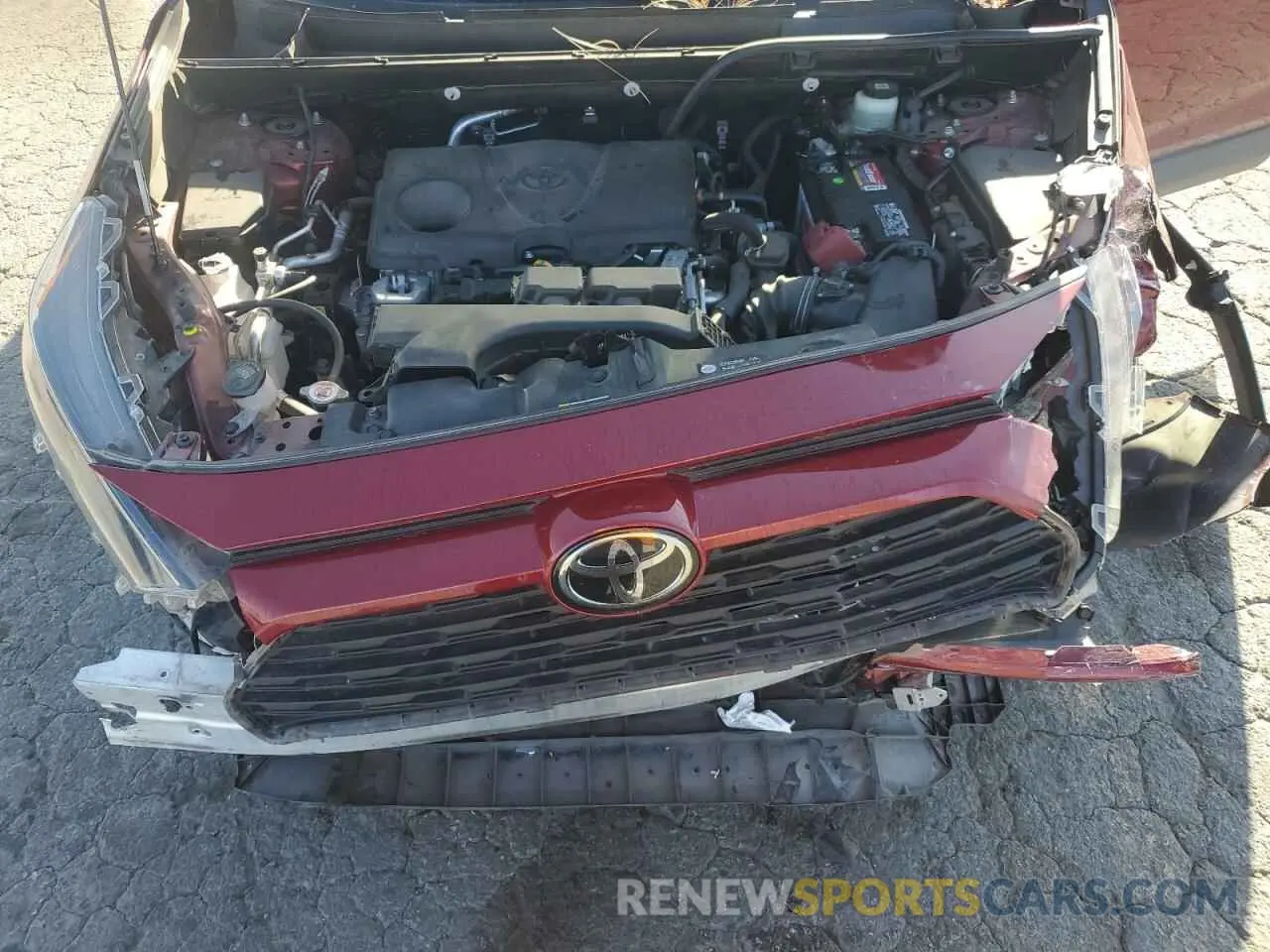 14 fotografías del automóvil dañado JTMF1RFV4MD072705 TOYOTA RAV4 2021