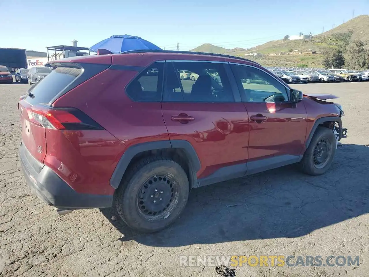3 fotografías del automóvil dañado JTMF1RFV4MD072705 TOYOTA RAV4 2021