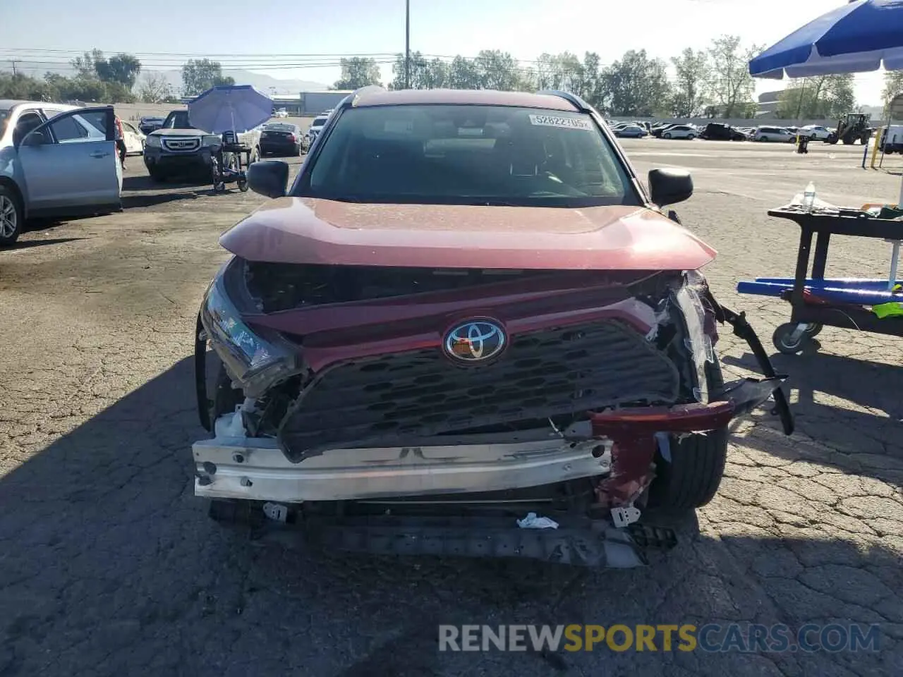 5 fotografías del automóvil dañado JTMF1RFV4MD072705 TOYOTA RAV4 2021