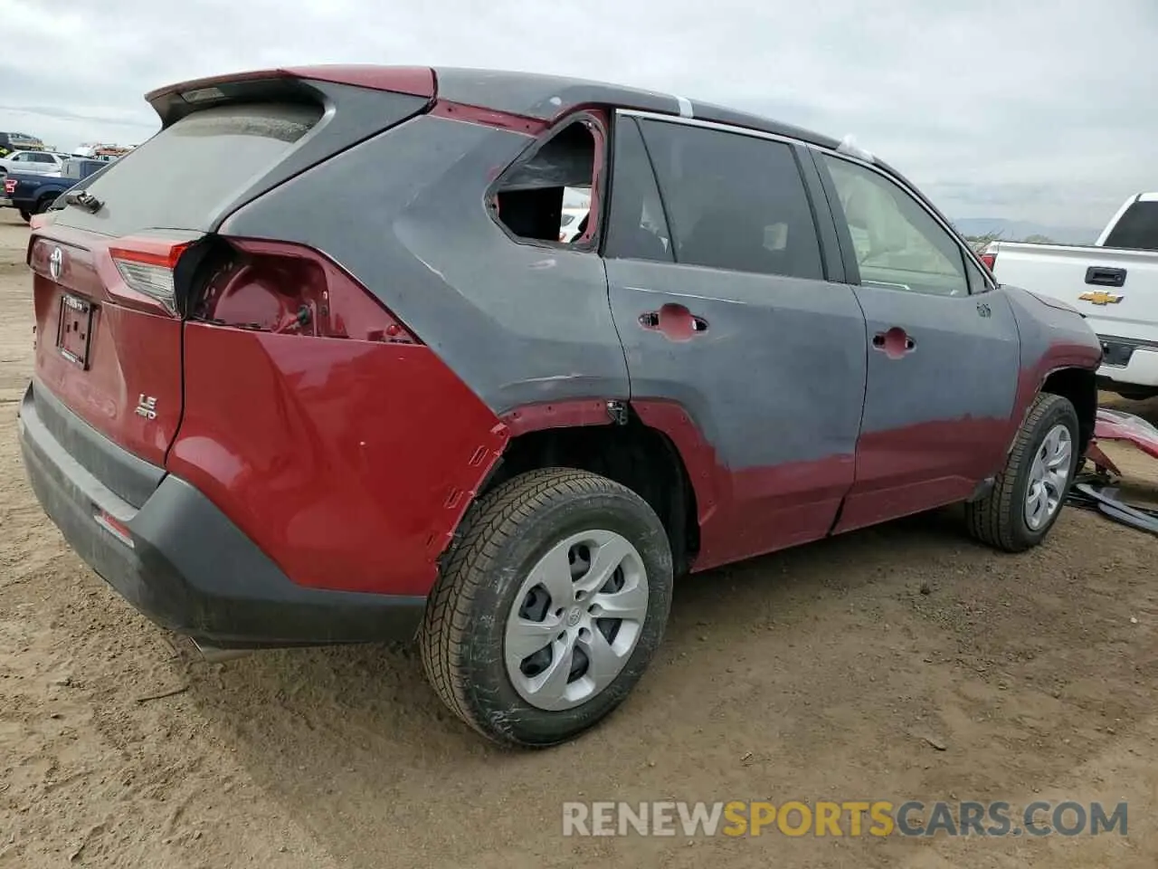 3 fotografías del automóvil dañado JTMF1RFV5MD071708 TOYOTA RAV4 2021