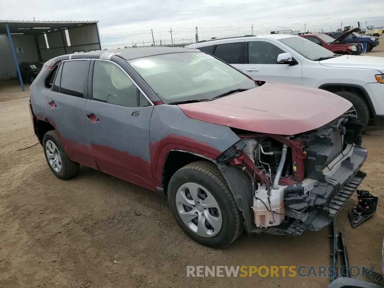 4 fotografías del automóvil dañado JTMF1RFV5MD071708 TOYOTA RAV4 2021