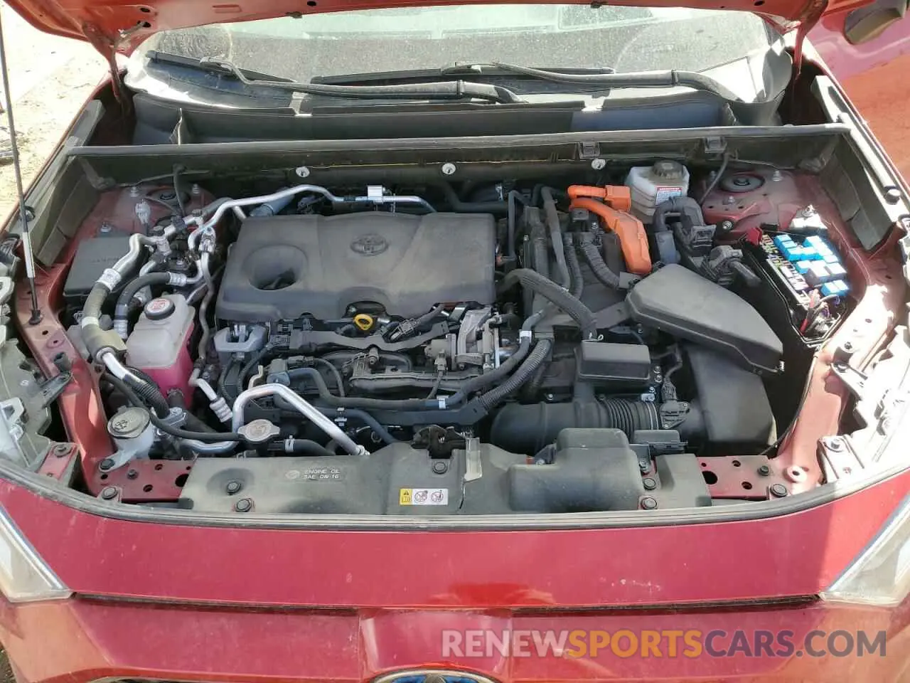 12 fotografías del automóvil dañado JTMFB3FV1MD042104 TOYOTA RAV4 2021