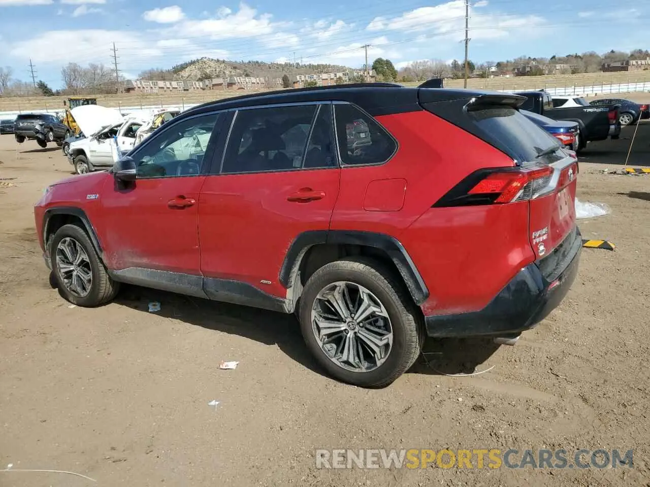 2 fotografías del automóvil dañado JTMFB3FV1MD042104 TOYOTA RAV4 2021