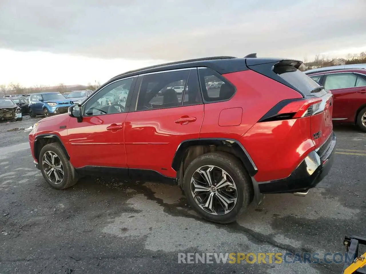 2 fotografías del automóvil dañado JTMFB3FV4MD033168 TOYOTA RAV4 2021