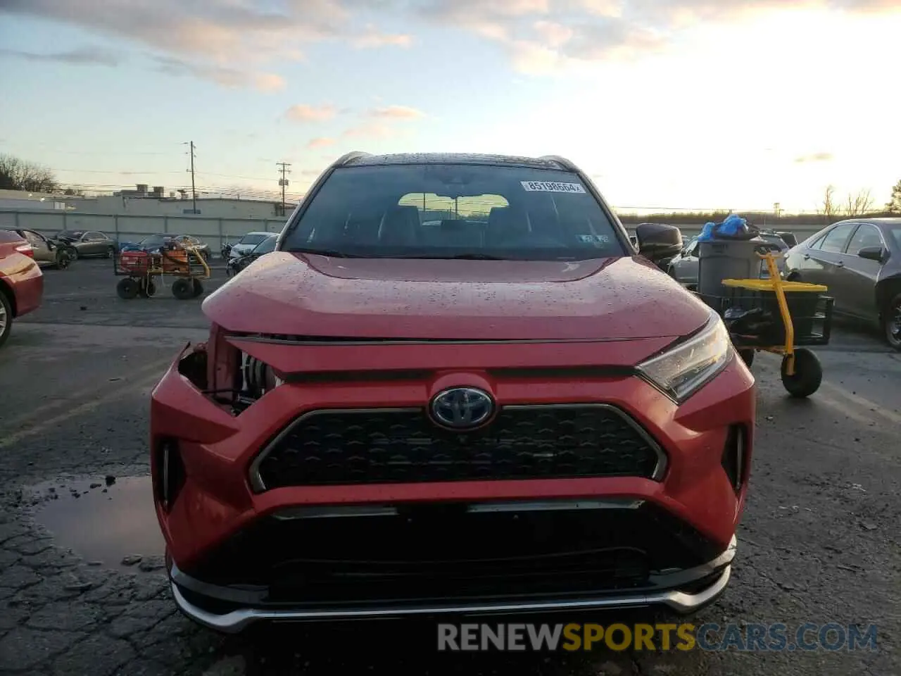 5 fotografías del automóvil dañado JTMFB3FV4MD033168 TOYOTA RAV4 2021