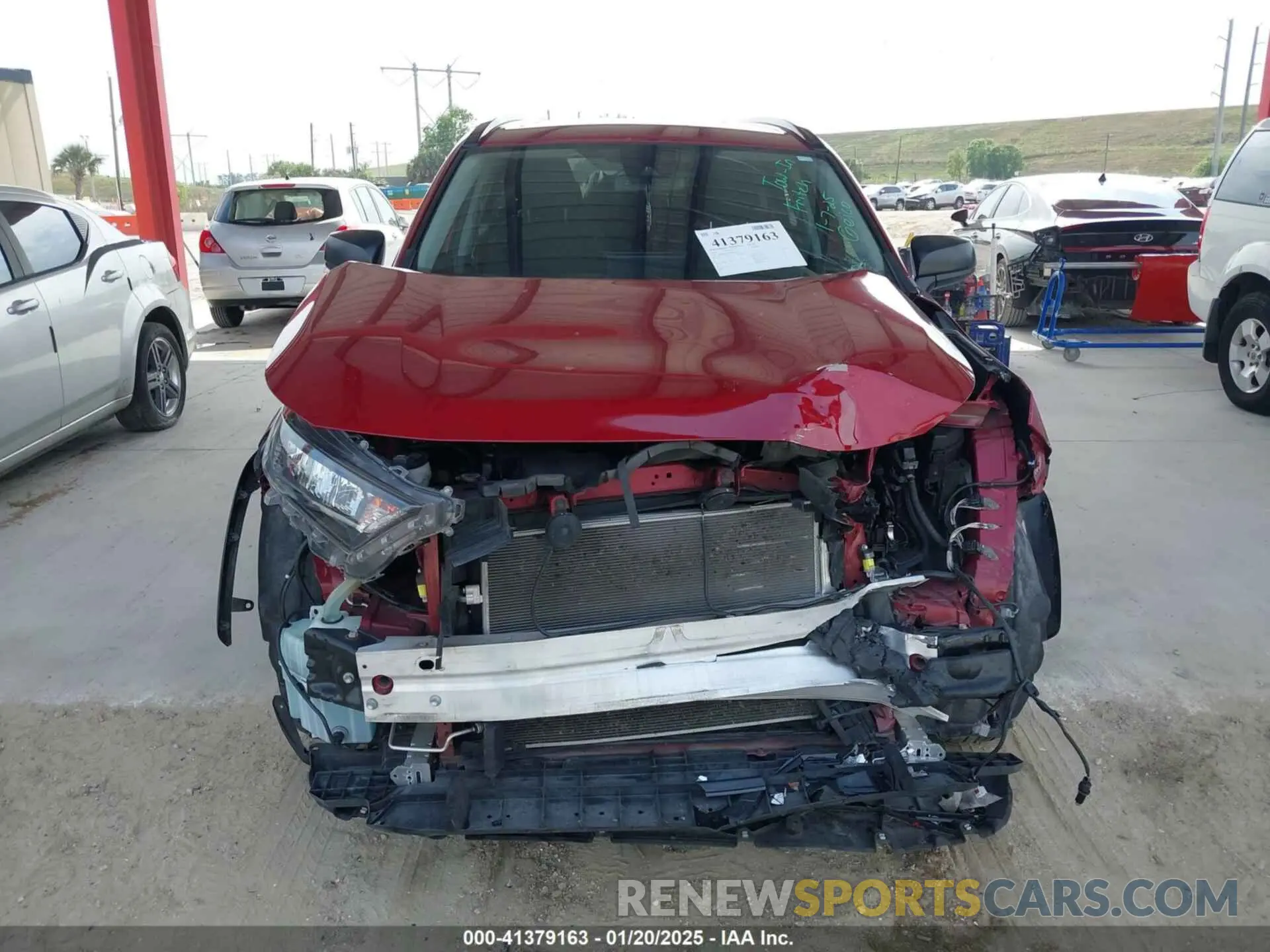12 fotografías del automóvil dañado JTMH1RFV2MD066426 TOYOTA RAV4 2021