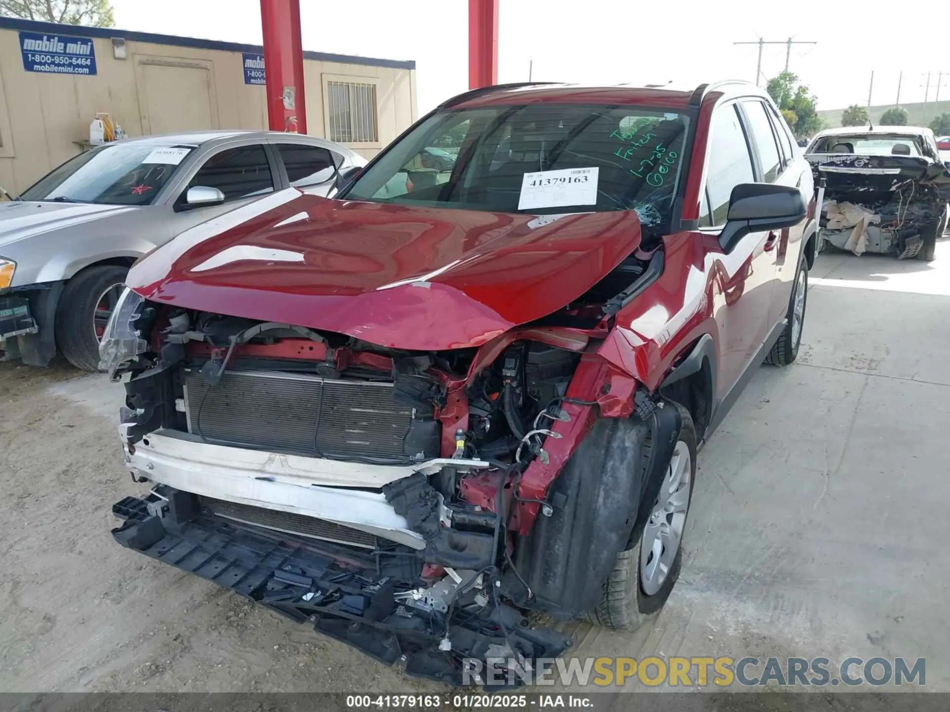 2 fotografías del automóvil dañado JTMH1RFV2MD066426 TOYOTA RAV4 2021