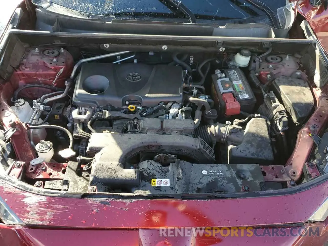 12 fotografías del automóvil dañado JTMH1RFVXMD064035 TOYOTA RAV4 2021
