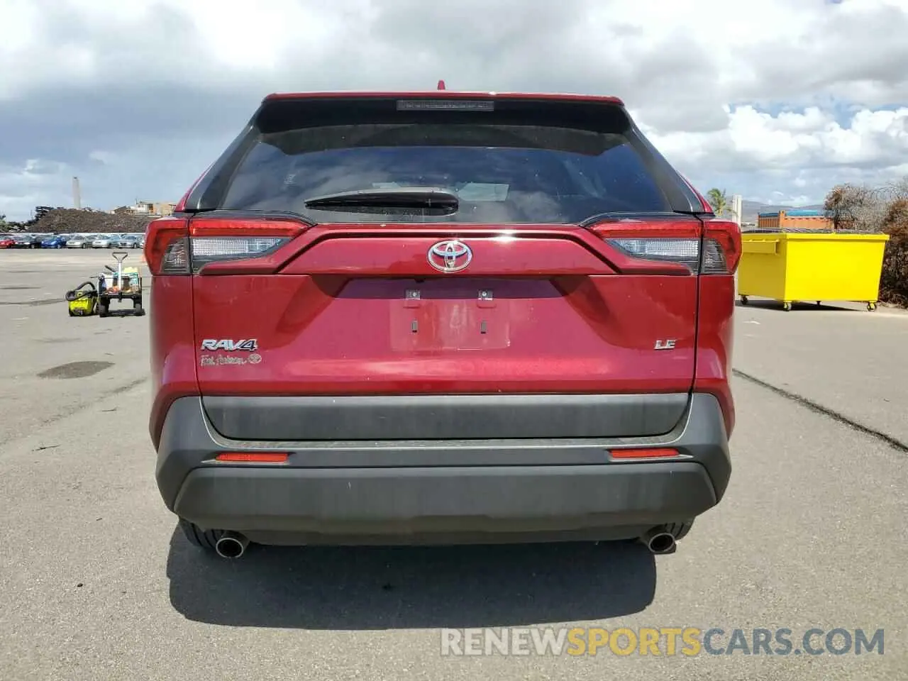 6 fotografías del automóvil dañado JTMK1RFV2MD522852 TOYOTA RAV4 2021