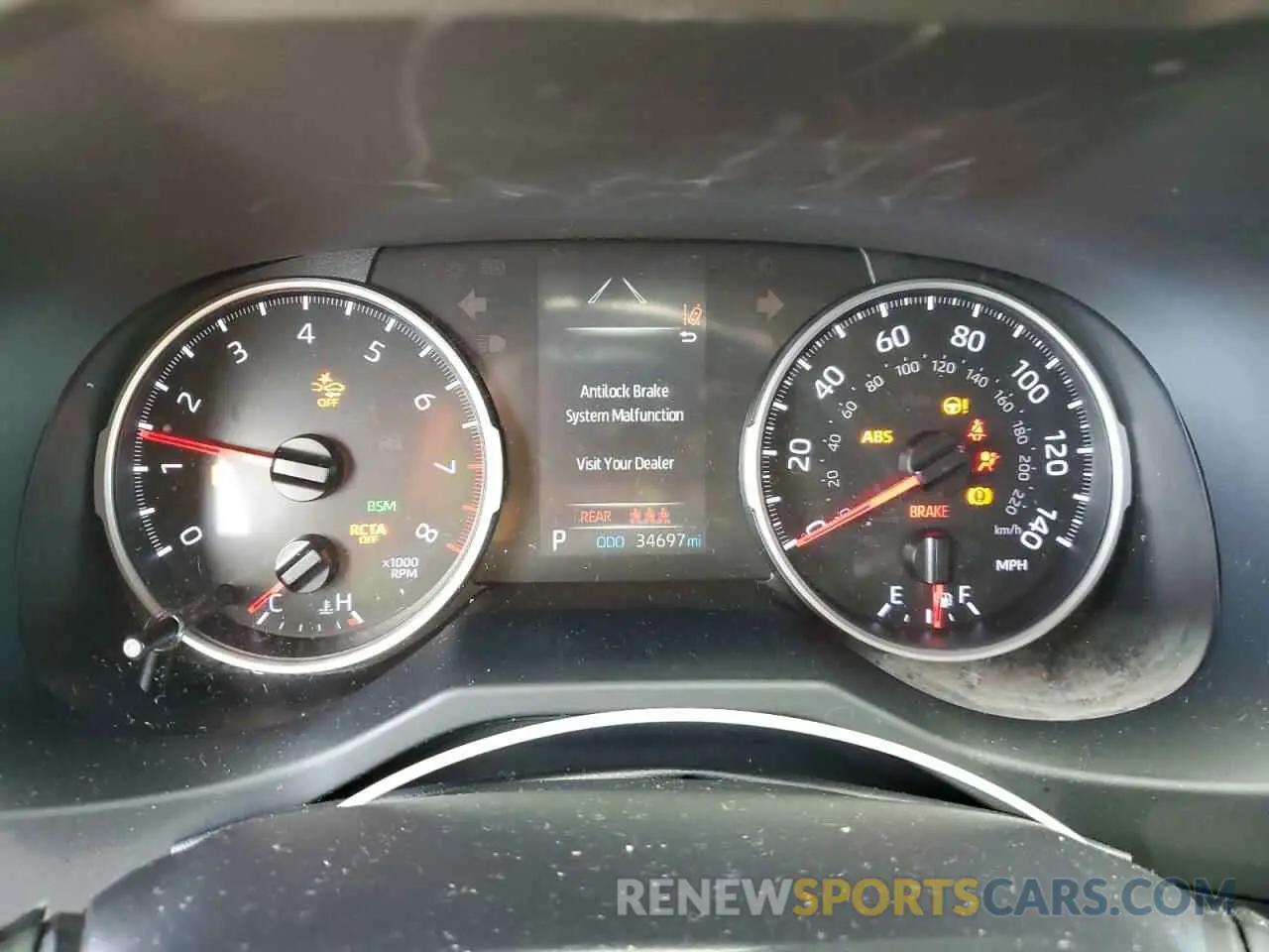 9 fotografías del automóvil dañado JTMK1RFV2MD522852 TOYOTA RAV4 2021