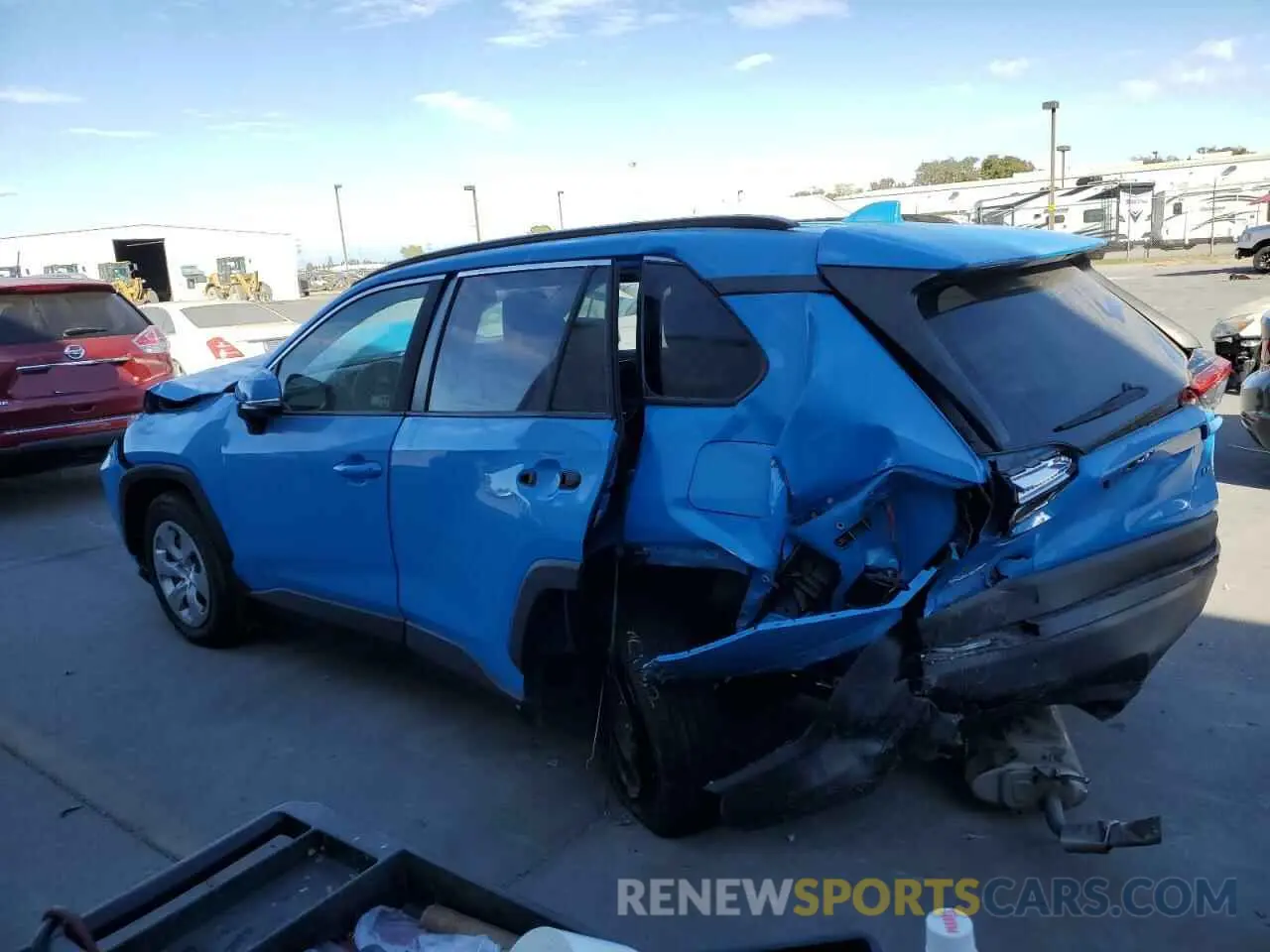 2 fotografías del automóvil dañado JTMK1RFV9MD064792 TOYOTA RAV4 2021