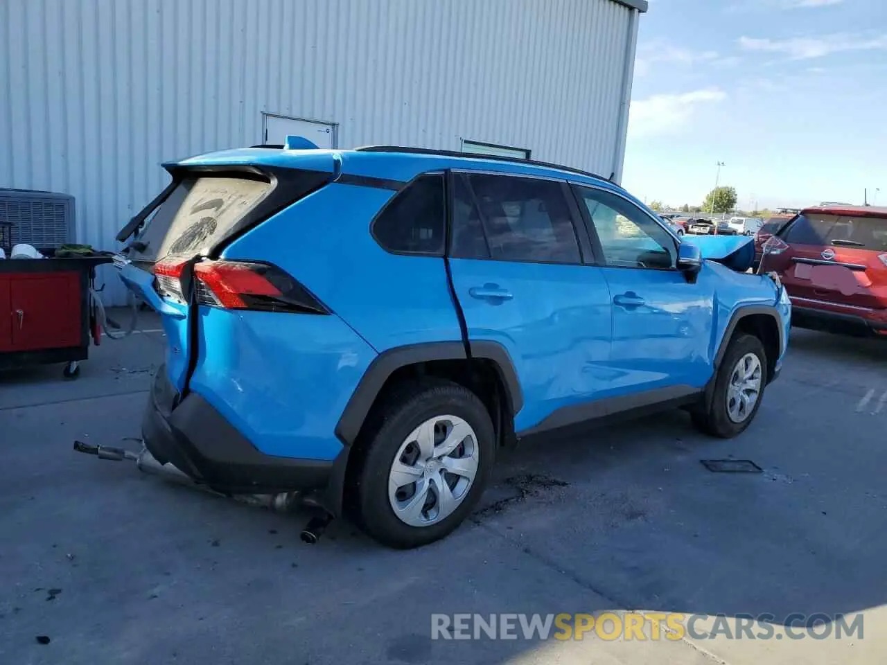 3 fotografías del automóvil dañado JTMK1RFV9MD064792 TOYOTA RAV4 2021