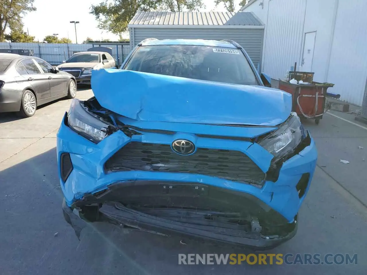 5 fotografías del automóvil dañado JTMK1RFV9MD064792 TOYOTA RAV4 2021