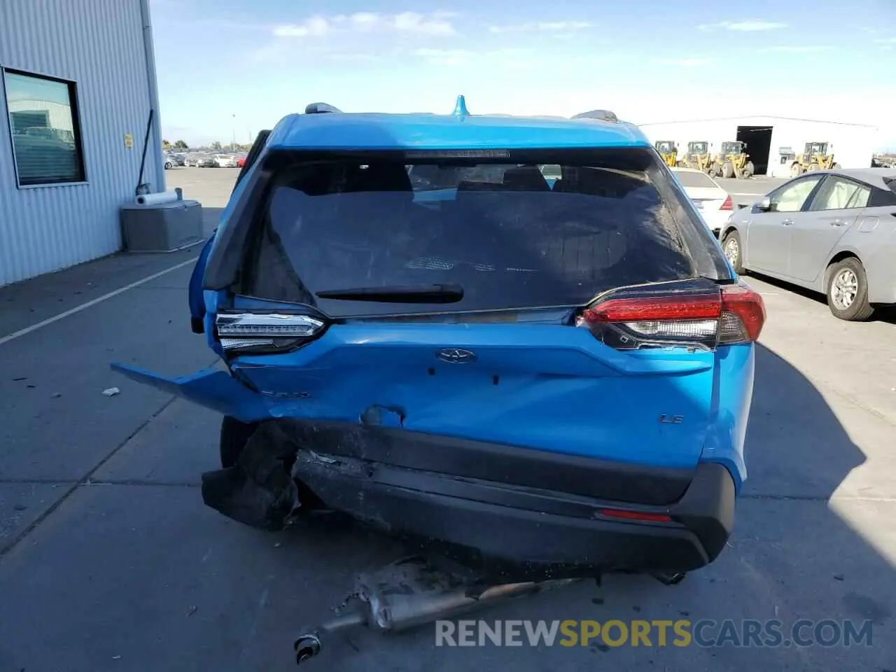 6 fotografías del automóvil dañado JTMK1RFV9MD064792 TOYOTA RAV4 2021