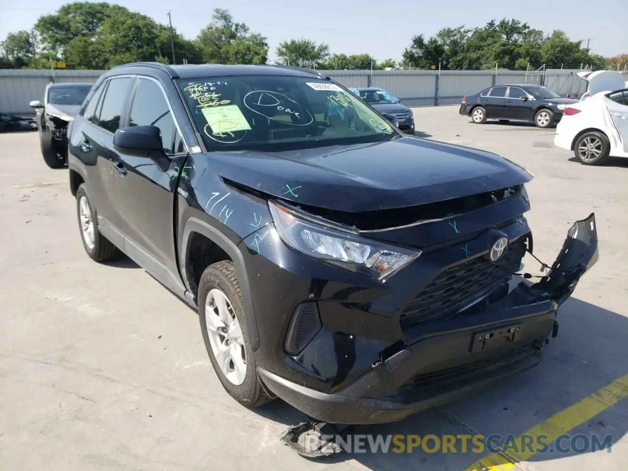 1 fotografías del automóvil dañado JTMLWRFV9MD131767 TOYOTA RAV4 2021