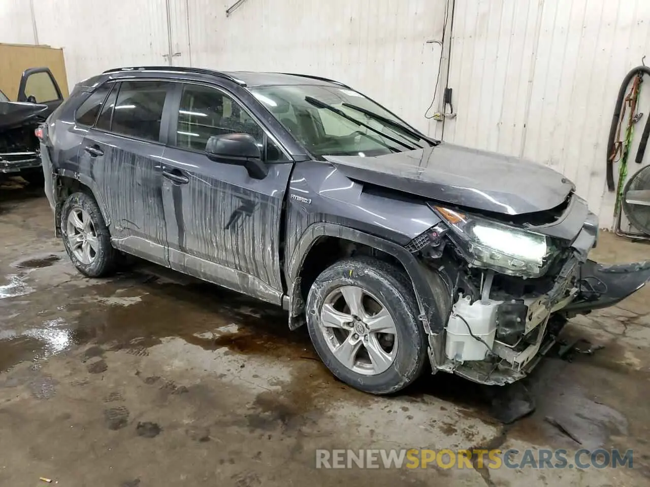 4 fotografías del automóvil dañado JTMLWRFVXMD127226 TOYOTA RAV4 2021