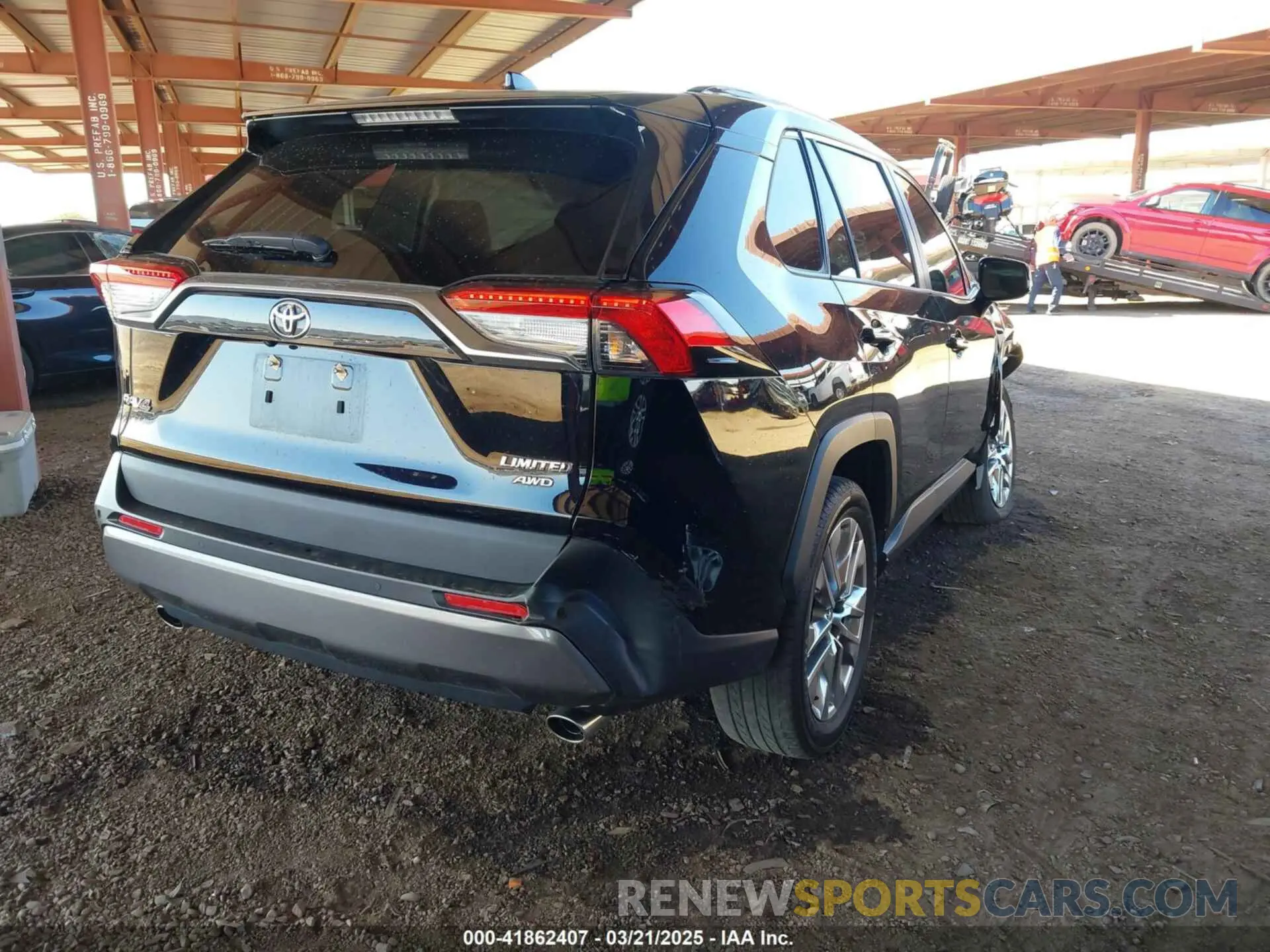4 fotografías del automóvil dañado JTMN1RFV1MD078392 TOYOTA RAV4 2021