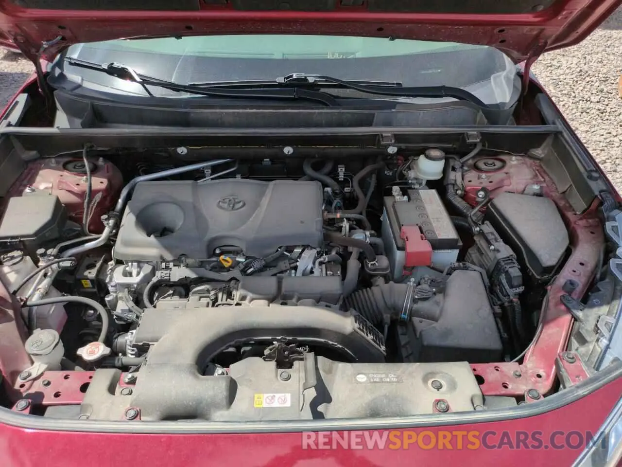 11 fotografías del automóvil dañado JTMN1RFV4MD072733 TOYOTA RAV4 2021