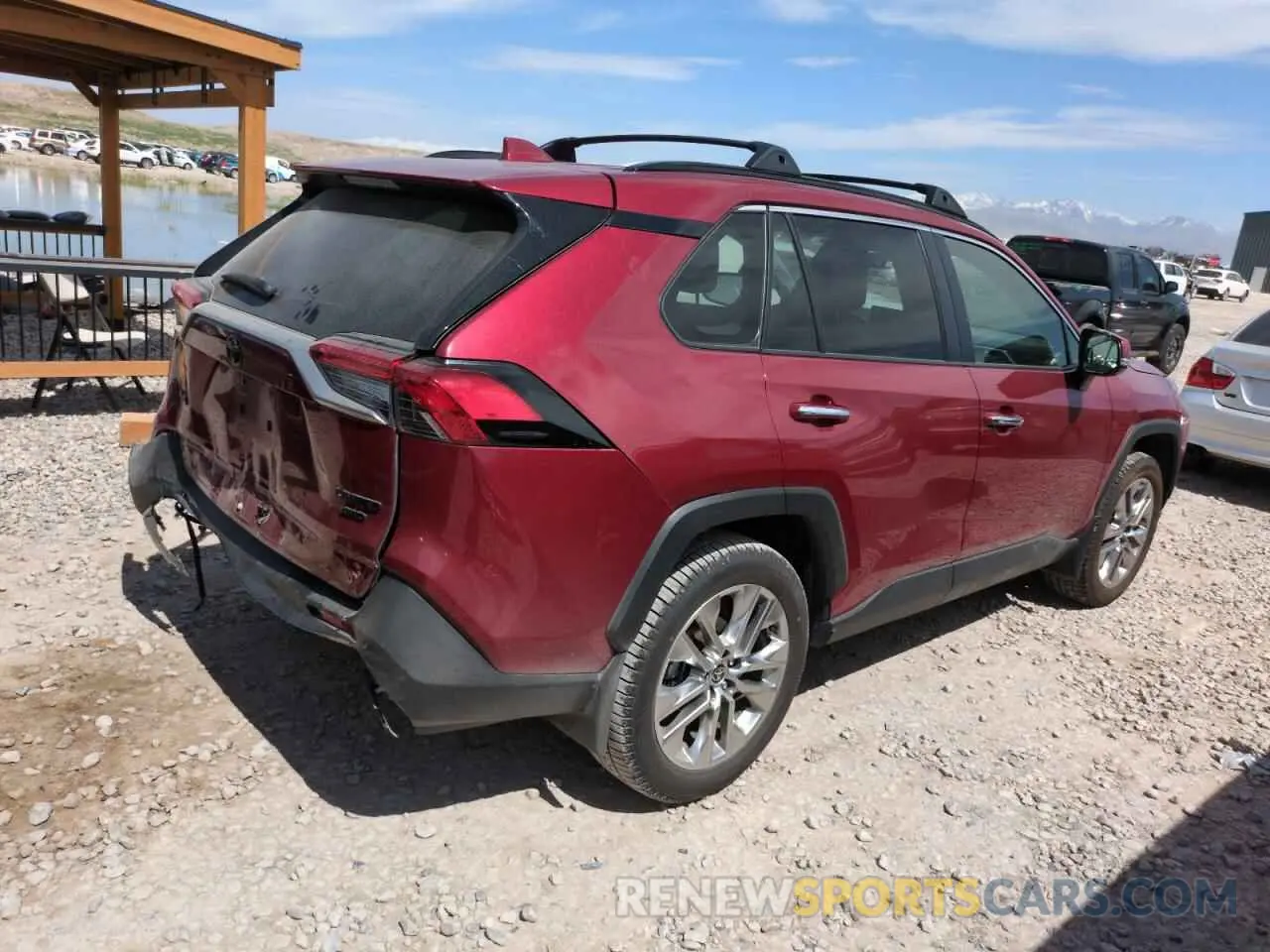 3 fotografías del automóvil dañado JTMN1RFV4MD072733 TOYOTA RAV4 2021