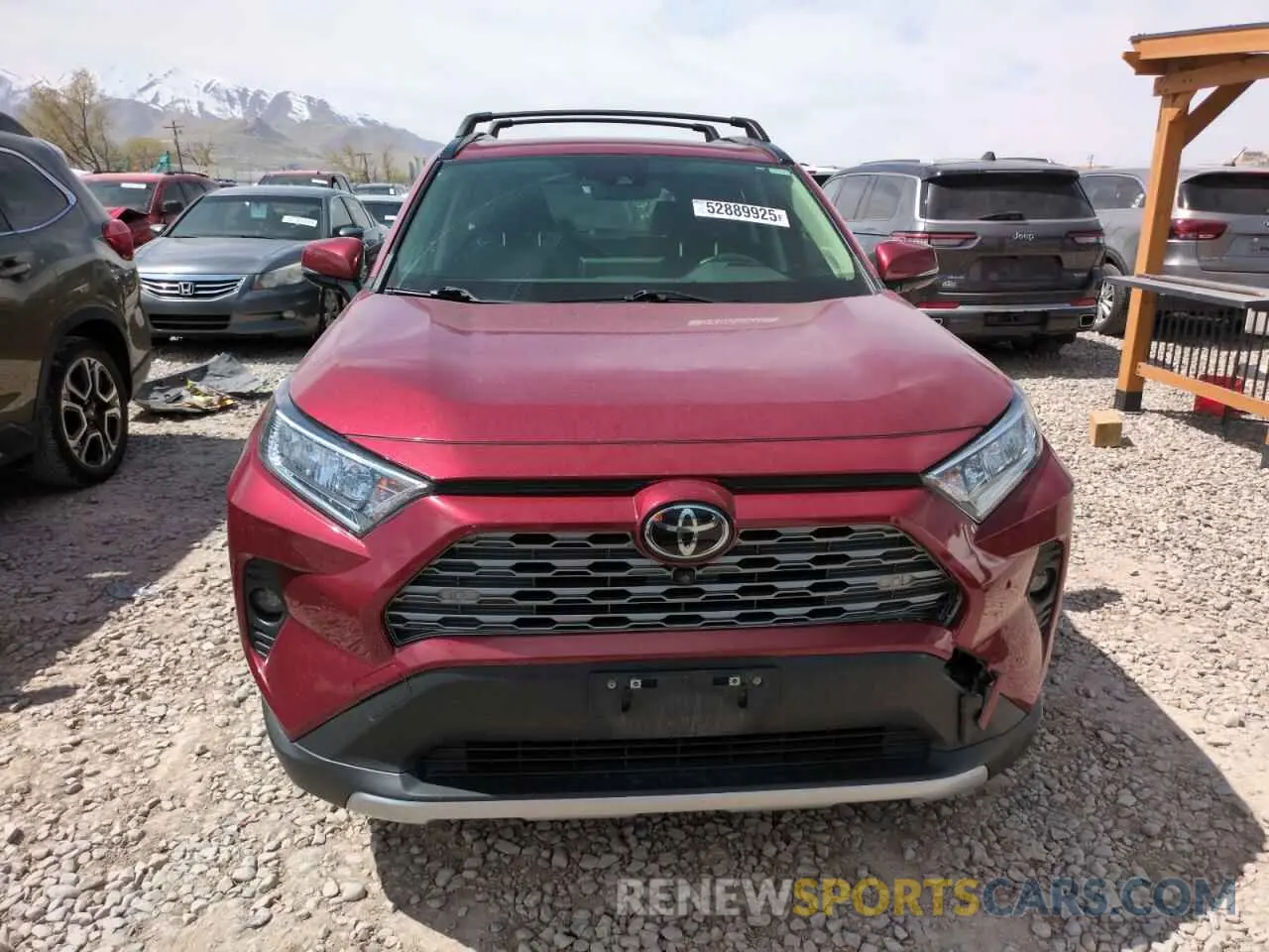 5 fotografías del automóvil dañado JTMN1RFV4MD072733 TOYOTA RAV4 2021