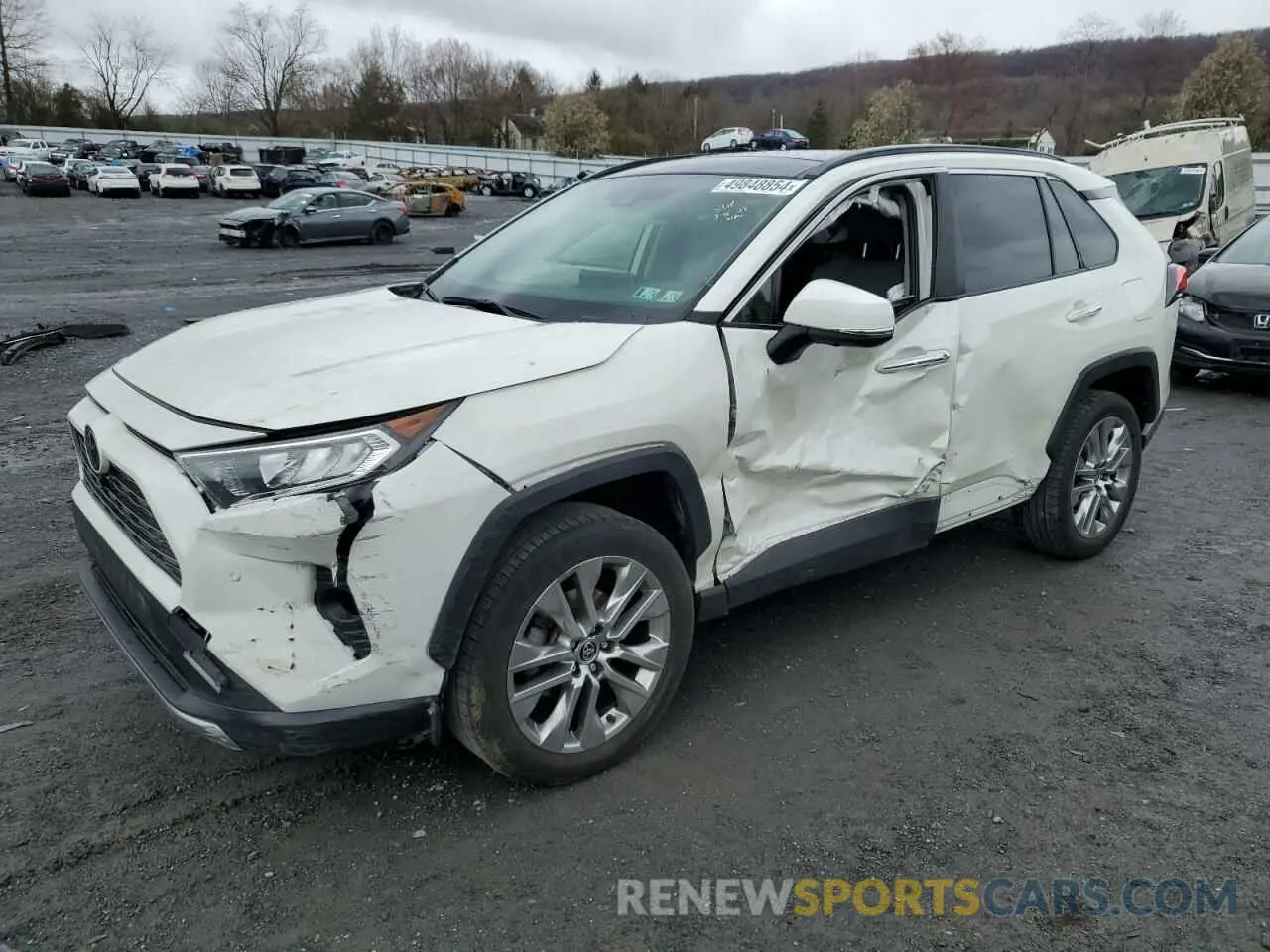 1 fotografías del automóvil dañado JTMN1RFV7MD080261 TOYOTA RAV4 2021