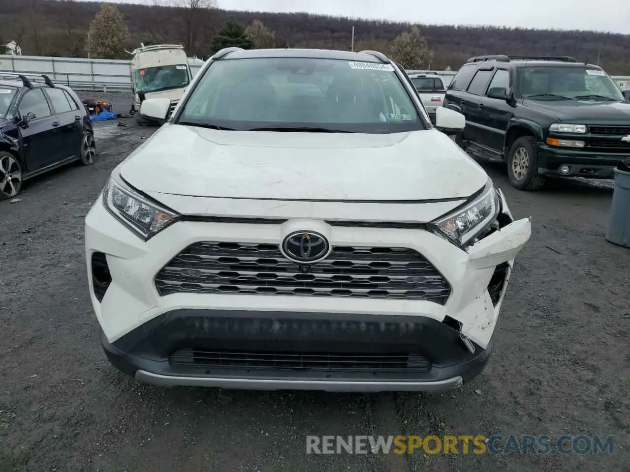 5 fotografías del automóvil dañado JTMN1RFV7MD080261 TOYOTA RAV4 2021