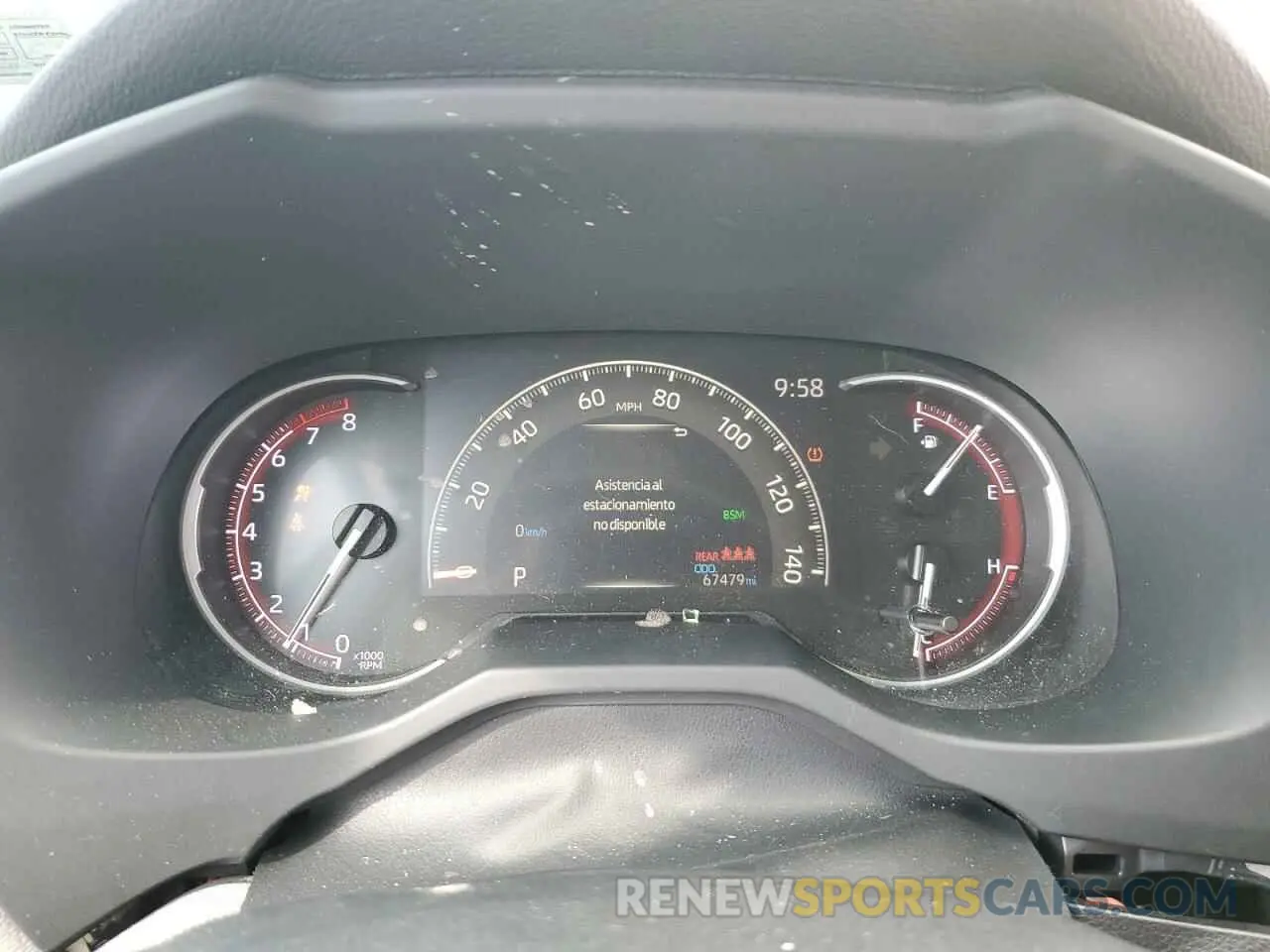 9 fotografías del automóvil dañado JTMN1RFV7MD080261 TOYOTA RAV4 2021