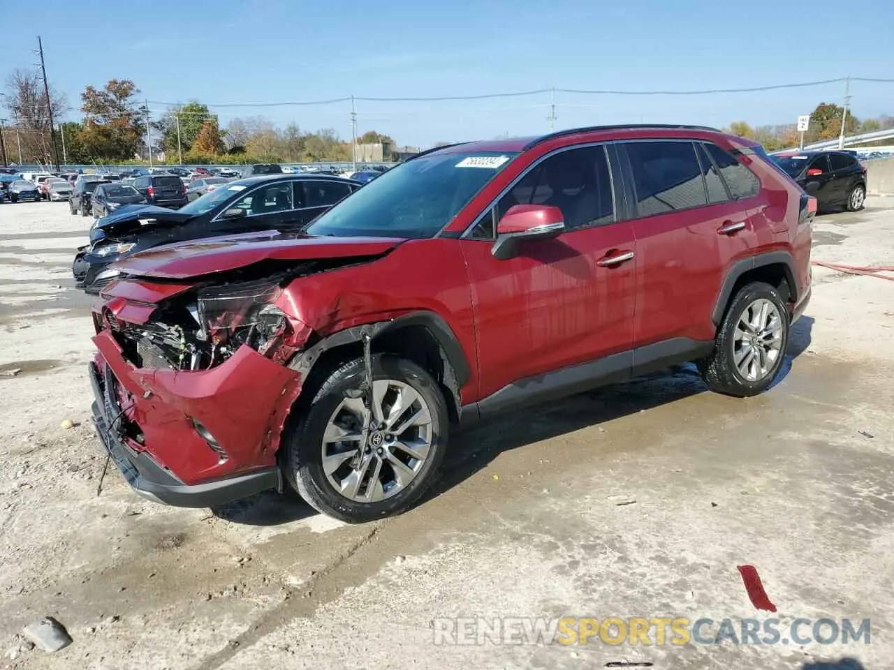 1 fotografías del automóvil dañado JTMN1RFV8MD532170 TOYOTA RAV4 2021