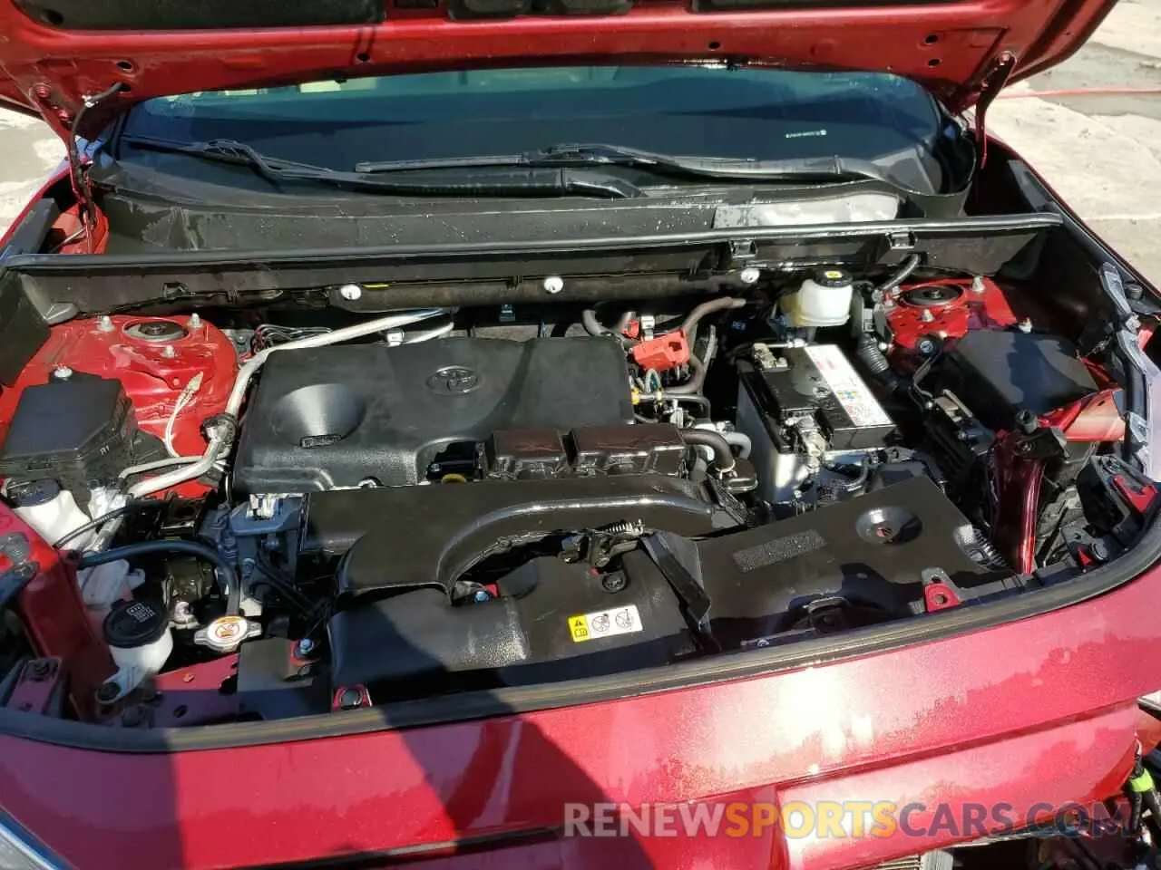 12 fotografías del automóvil dañado JTMN1RFV8MD532170 TOYOTA RAV4 2021