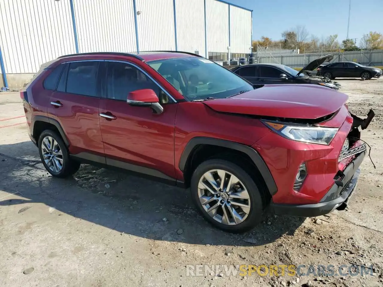 4 fotografías del automóvil dañado JTMN1RFV8MD532170 TOYOTA RAV4 2021