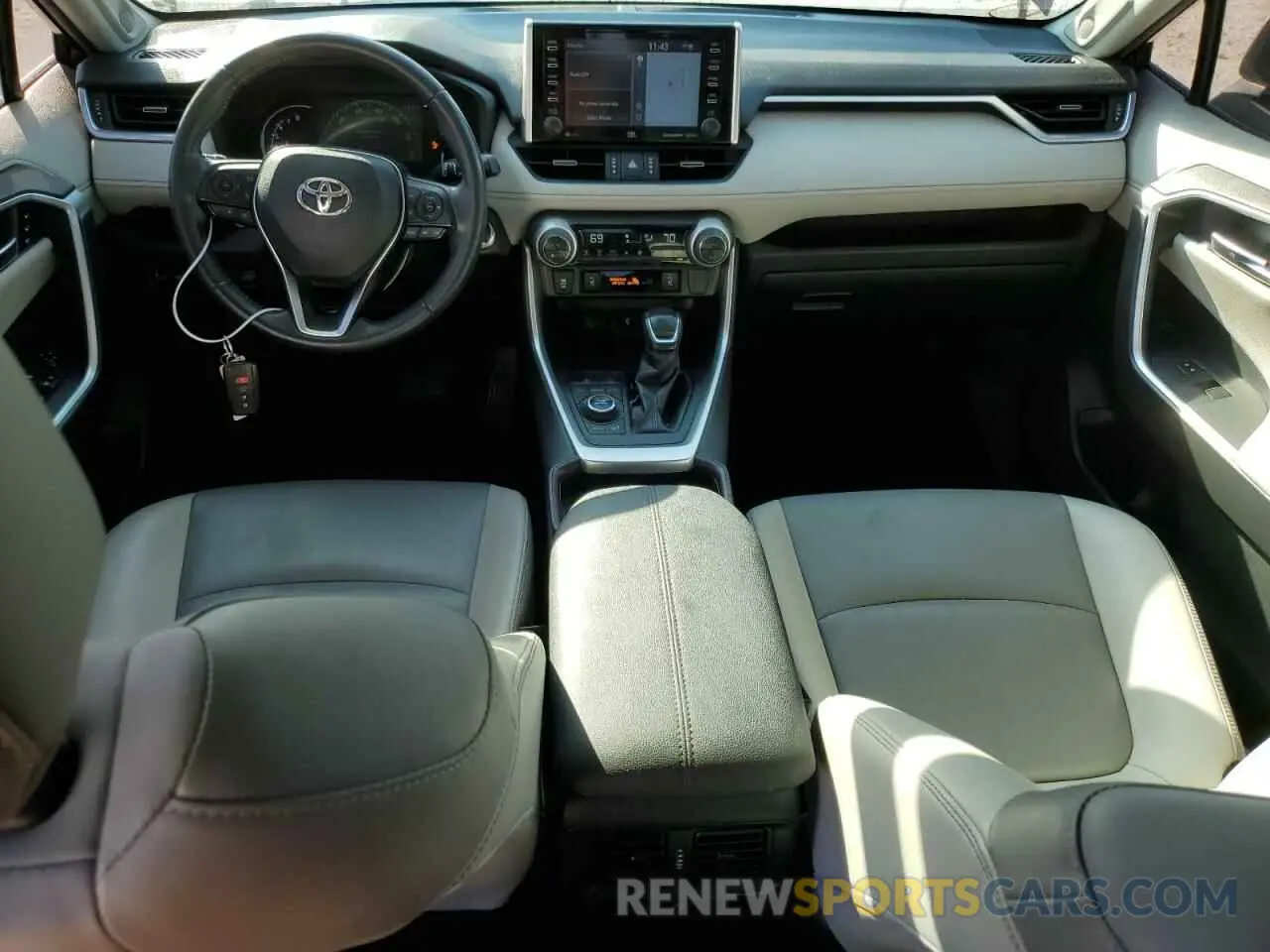 8 fotografías del automóvil dañado JTMN1RFV8MD532170 TOYOTA RAV4 2021