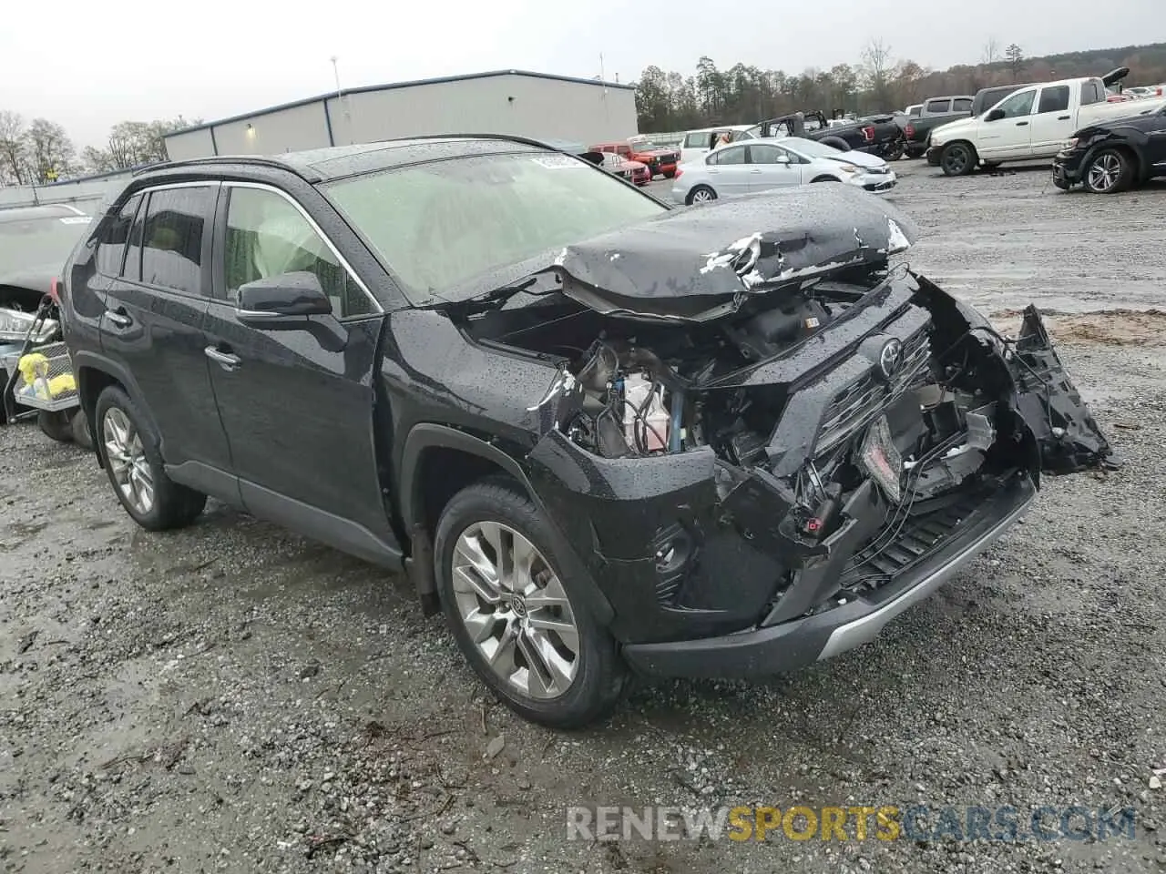 4 fotografías del automóvil dañado JTMN1RFV9MJ039986 TOYOTA RAV4 2021
