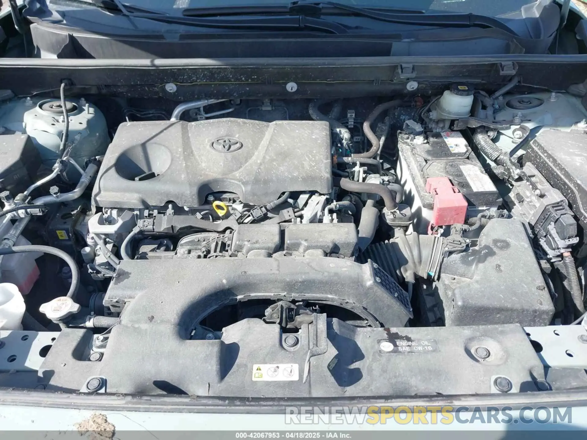10 fotografías del automóvil dañado JTMP1RFV1MD076165 TOYOTA RAV4 2021