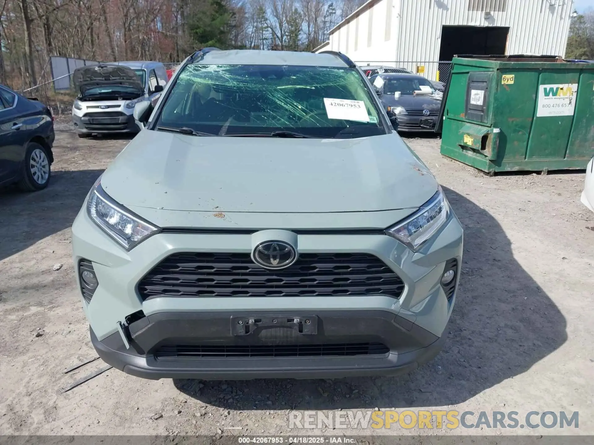 12 fotografías del automóvil dañado JTMP1RFV1MD076165 TOYOTA RAV4 2021