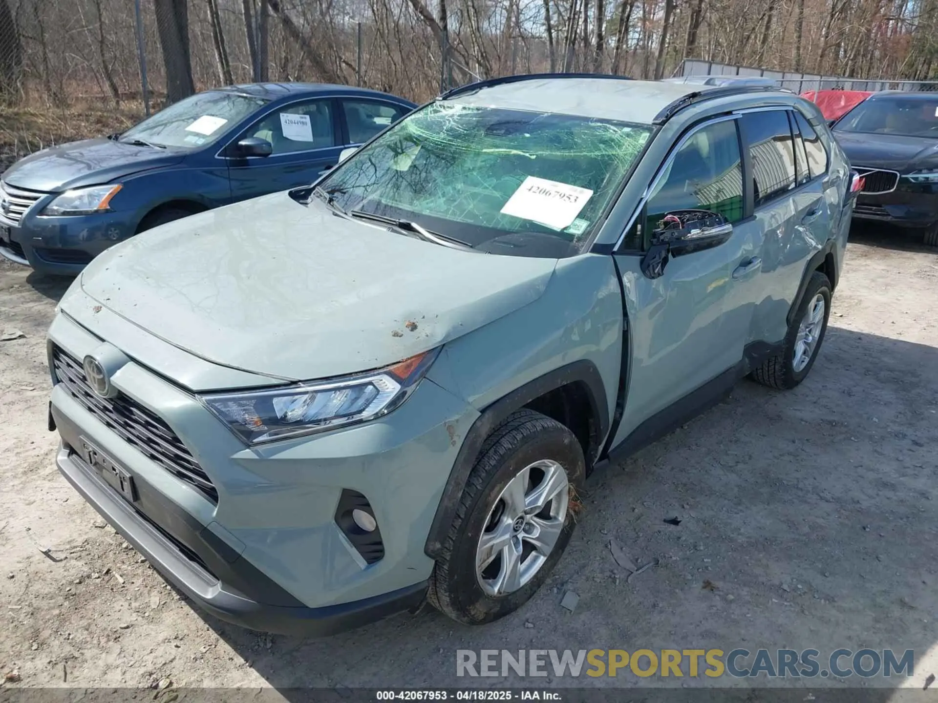 6 fotografías del automóvil dañado JTMP1RFV1MD076165 TOYOTA RAV4 2021