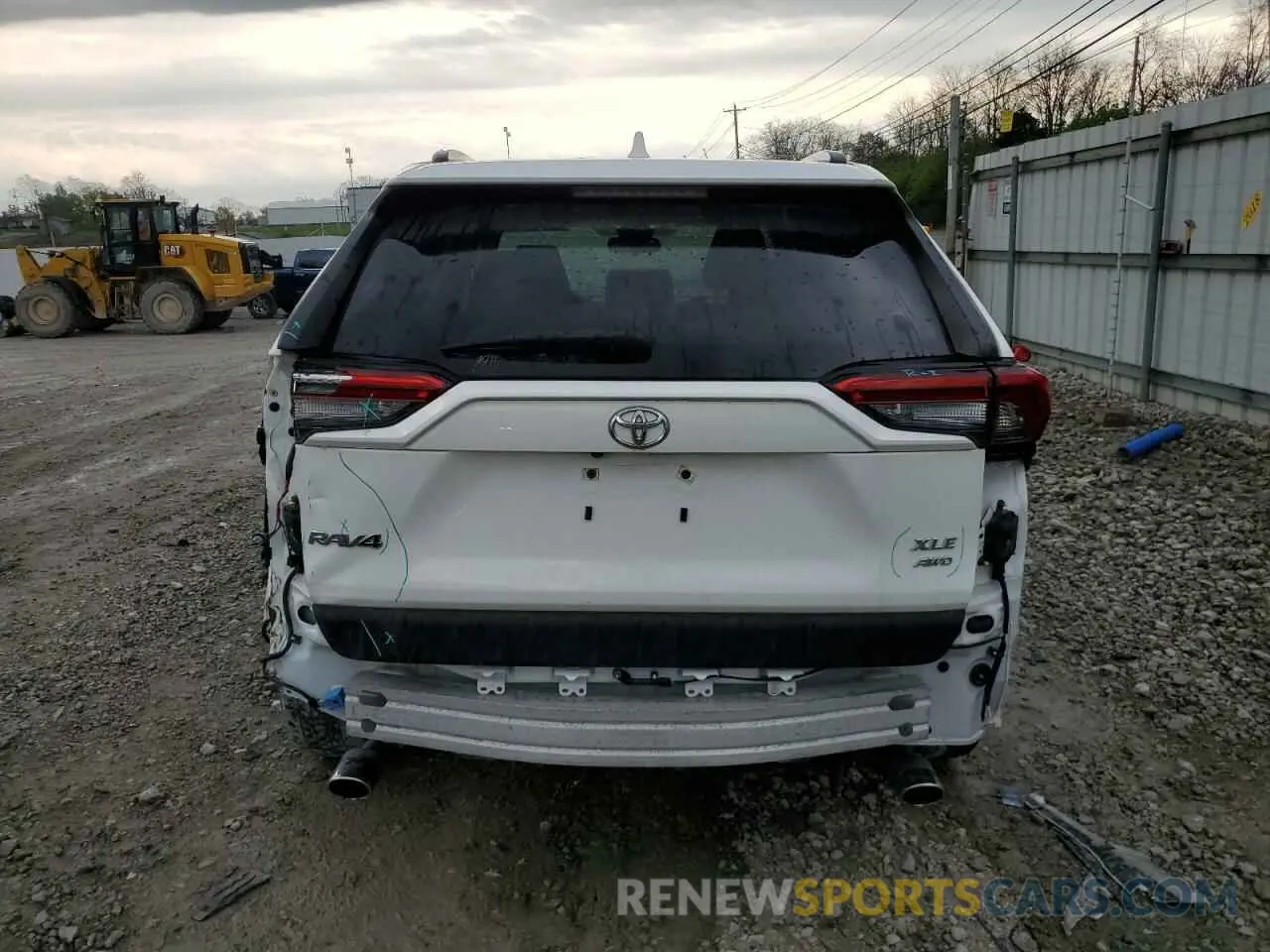 6 fotografías del automóvil dañado JTMP1RFVXMD075631 TOYOTA RAV4 2021
