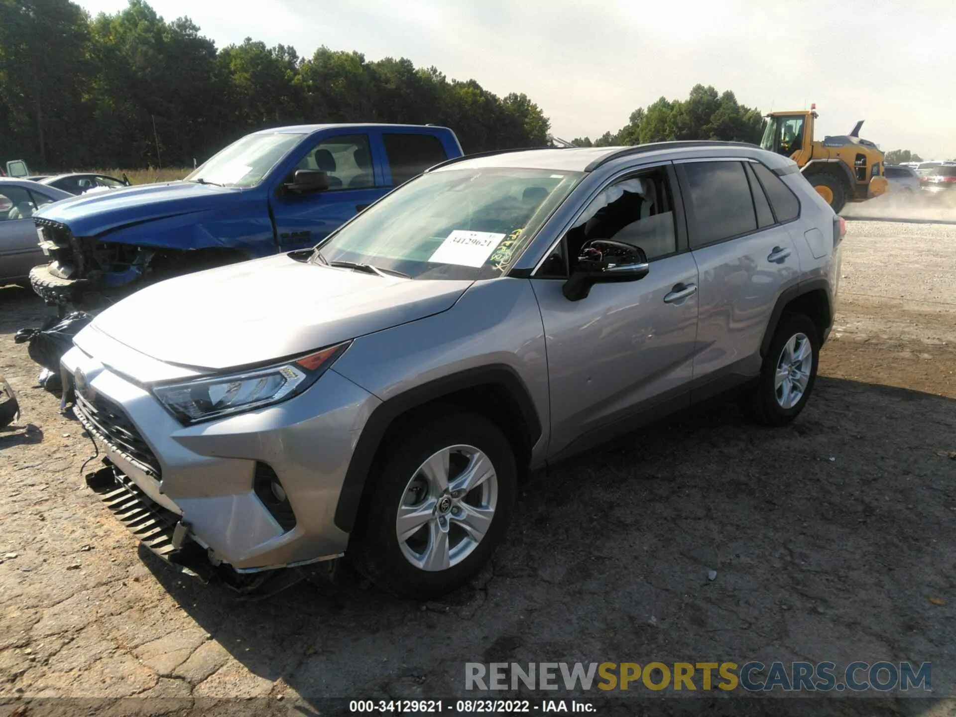2 fotografías del automóvil dañado JTMP1RFVXMD078710 TOYOTA RAV4 2021