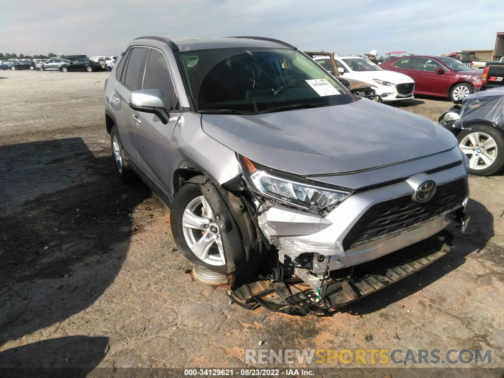 6 fotografías del automóvil dañado JTMP1RFVXMD078710 TOYOTA RAV4 2021